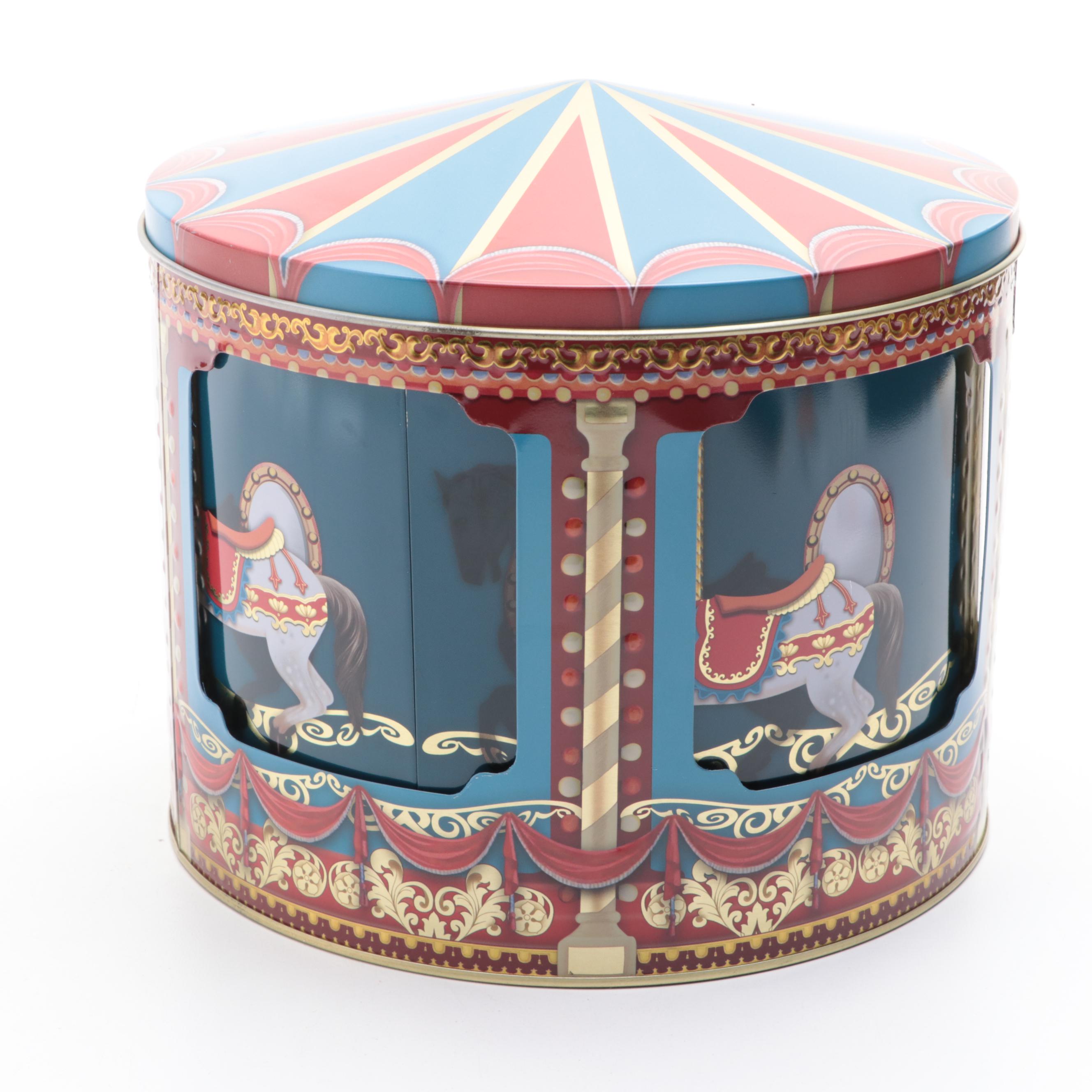 Mr. Christmas Musical Grand Carousel with Carousel Themed Music Box