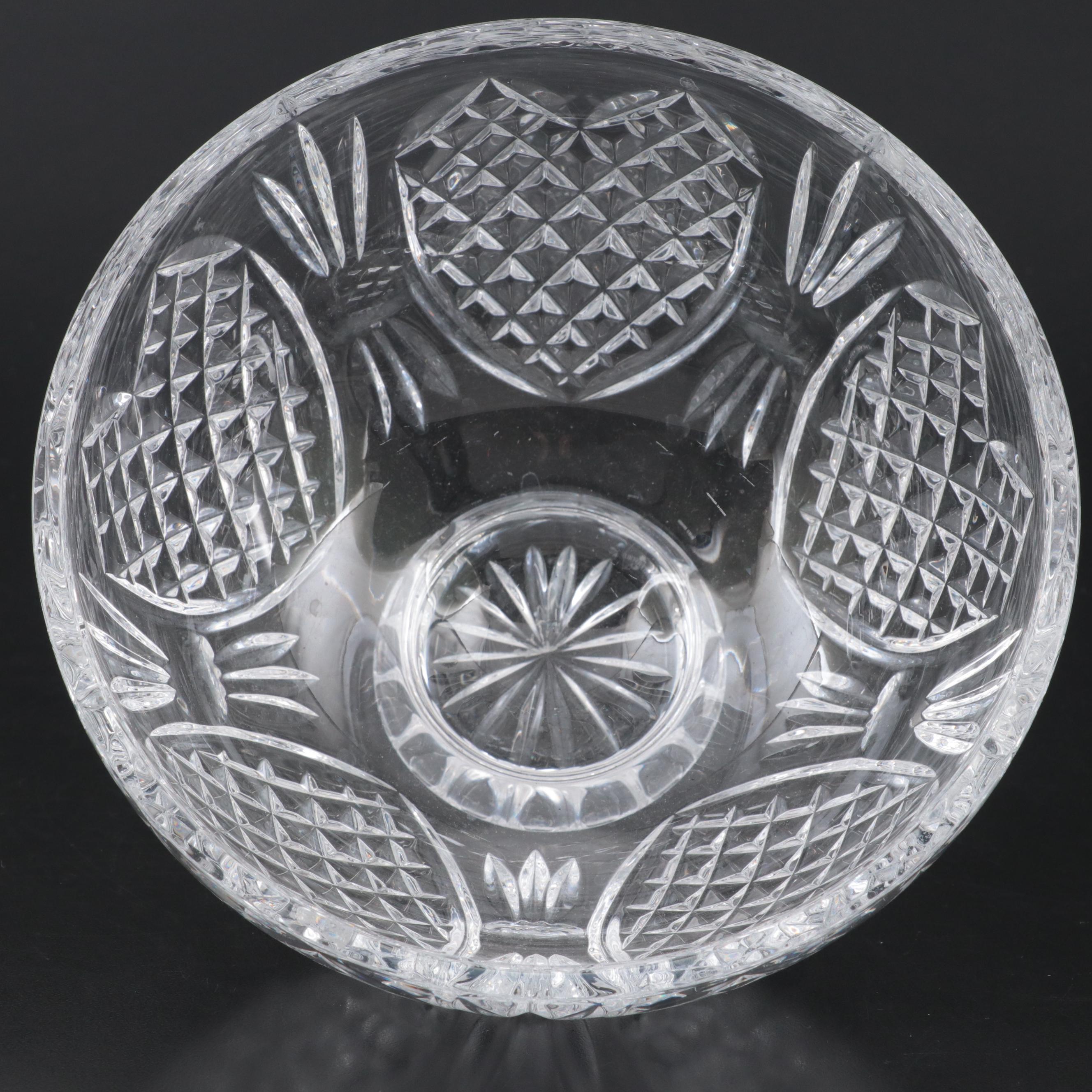 Waterford "Millennium Series" Footed Bowl, 1996–2005