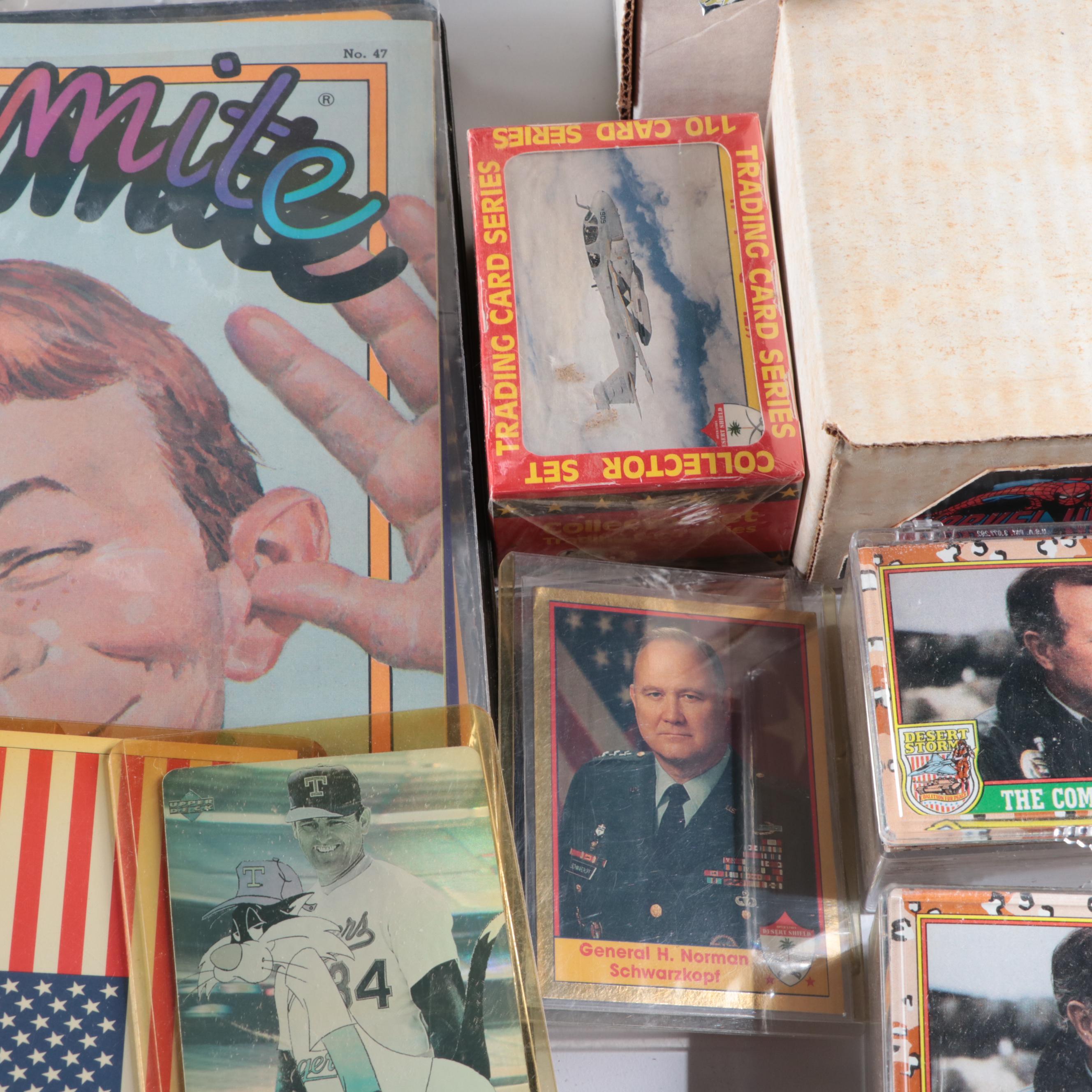 1978 MAD Magazine with Desert Storm, Looney Tunes, and More Trading Cards