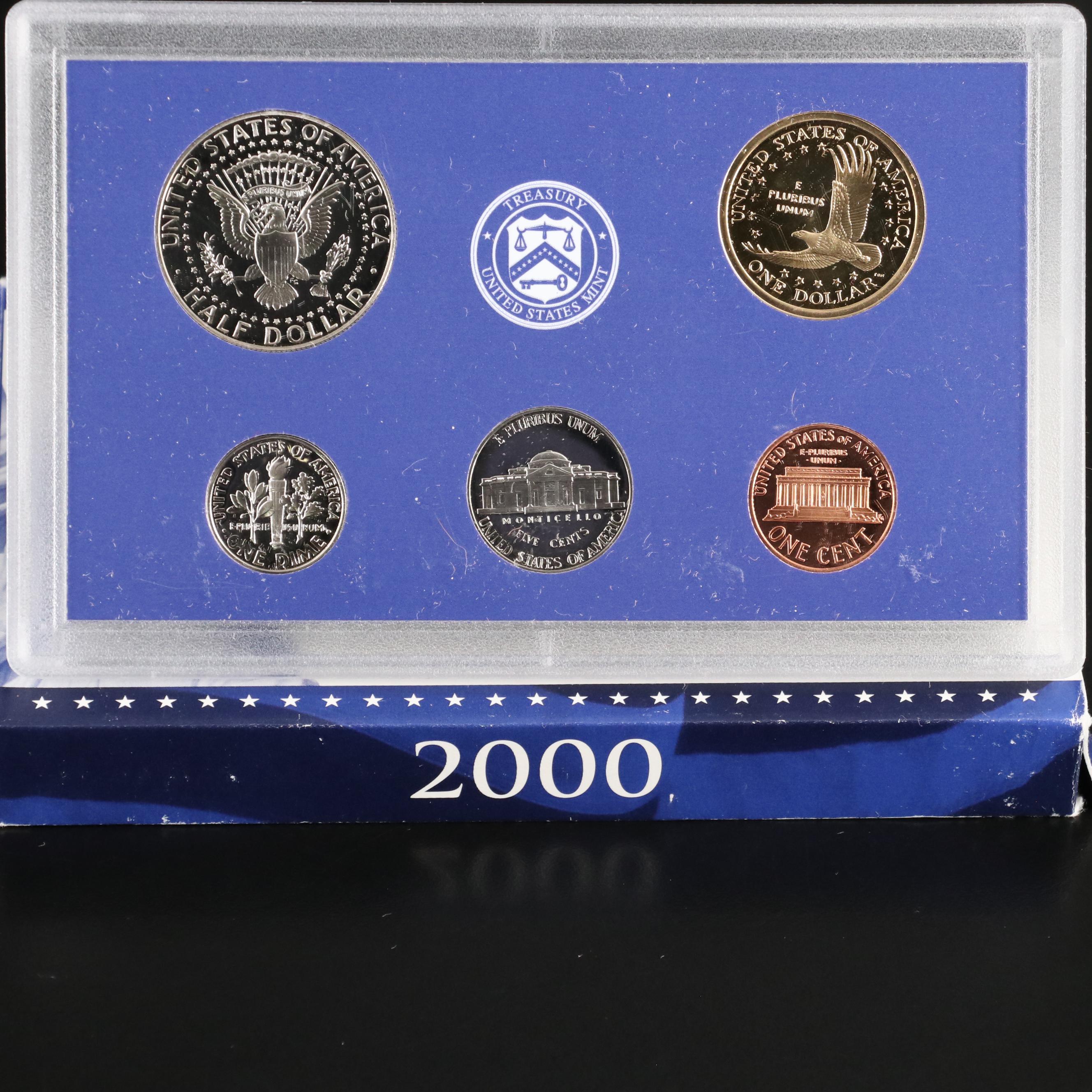 Group of Nine Different U.S. Proof Sets