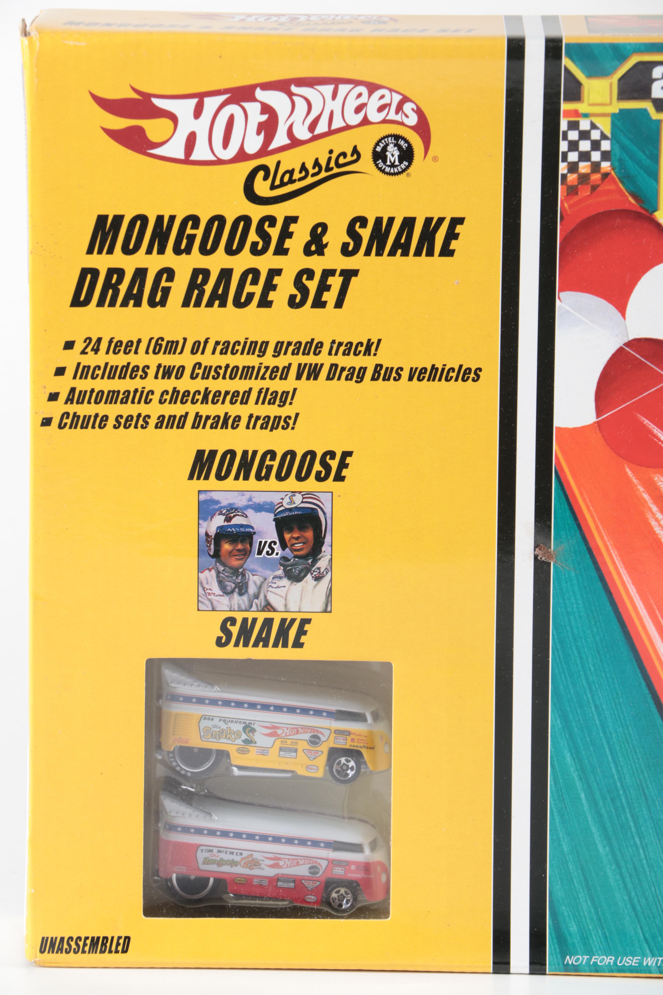 Hot Wheels Classics Mongoose and Snake Drag Race Set EBTH