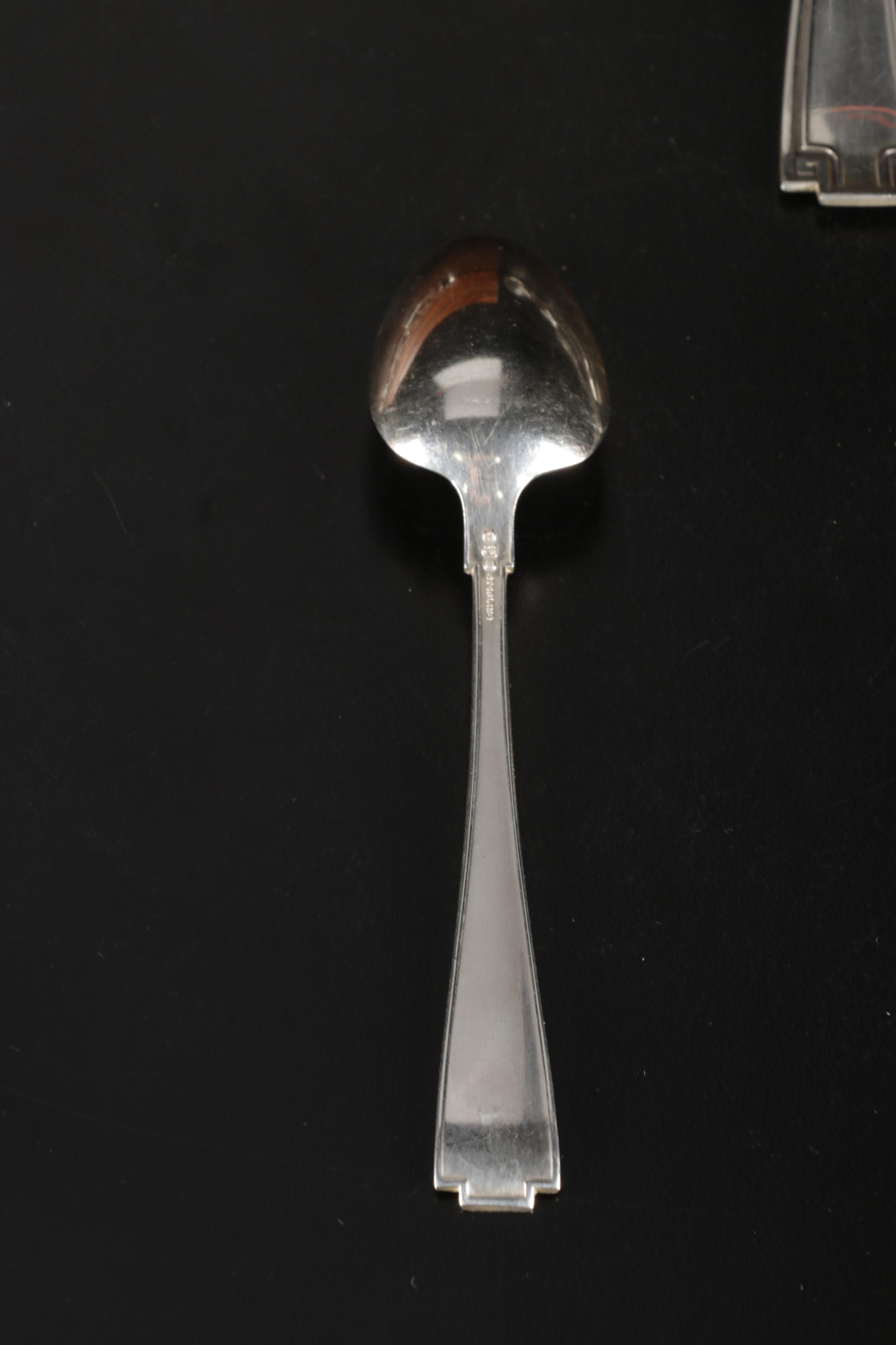 Gorham "Etruscan" Sterling Silver Flatware Set in Chest, 20th Century