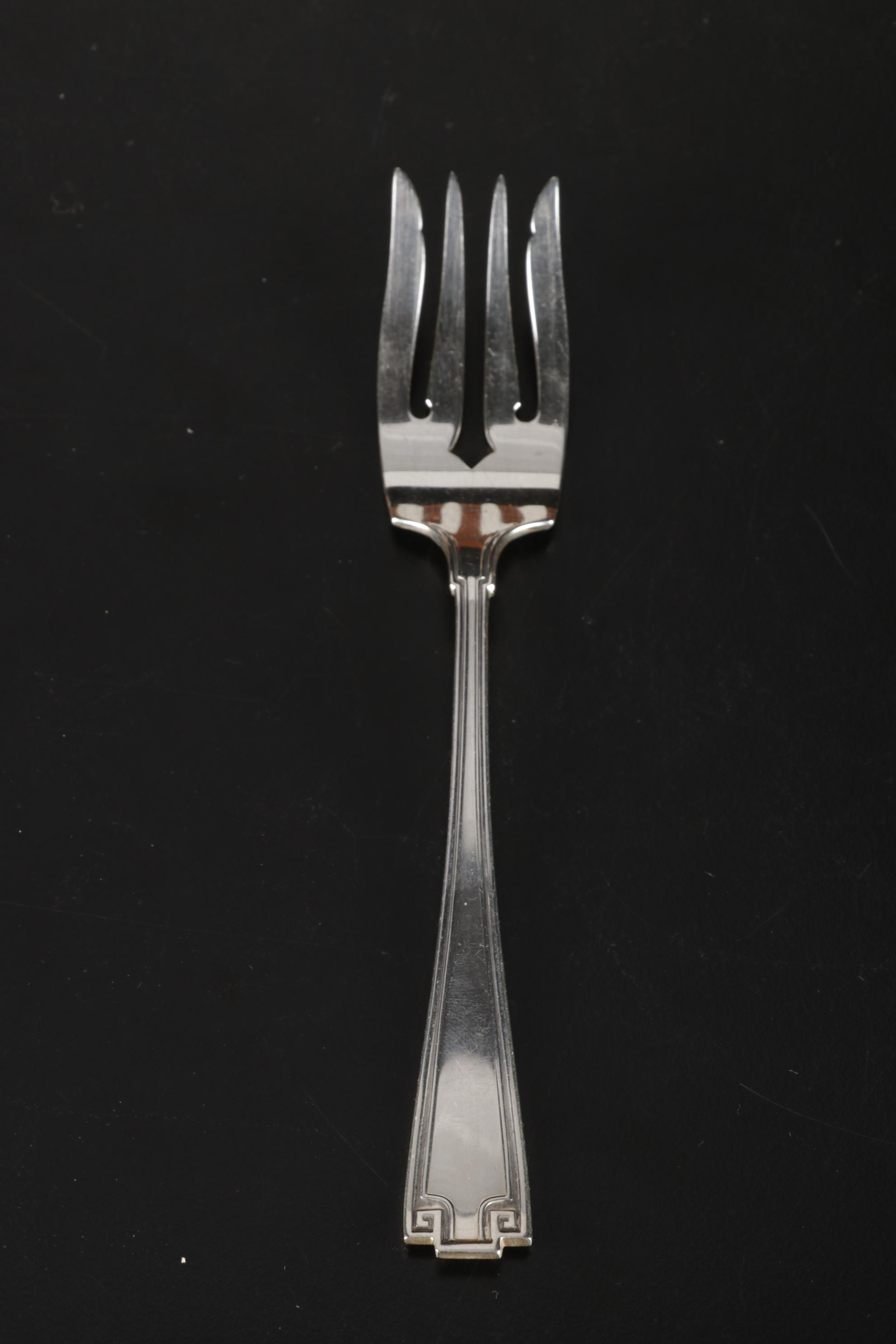 Gorham "Etruscan" Sterling Silver Flatware Set in Chest, 20th Century