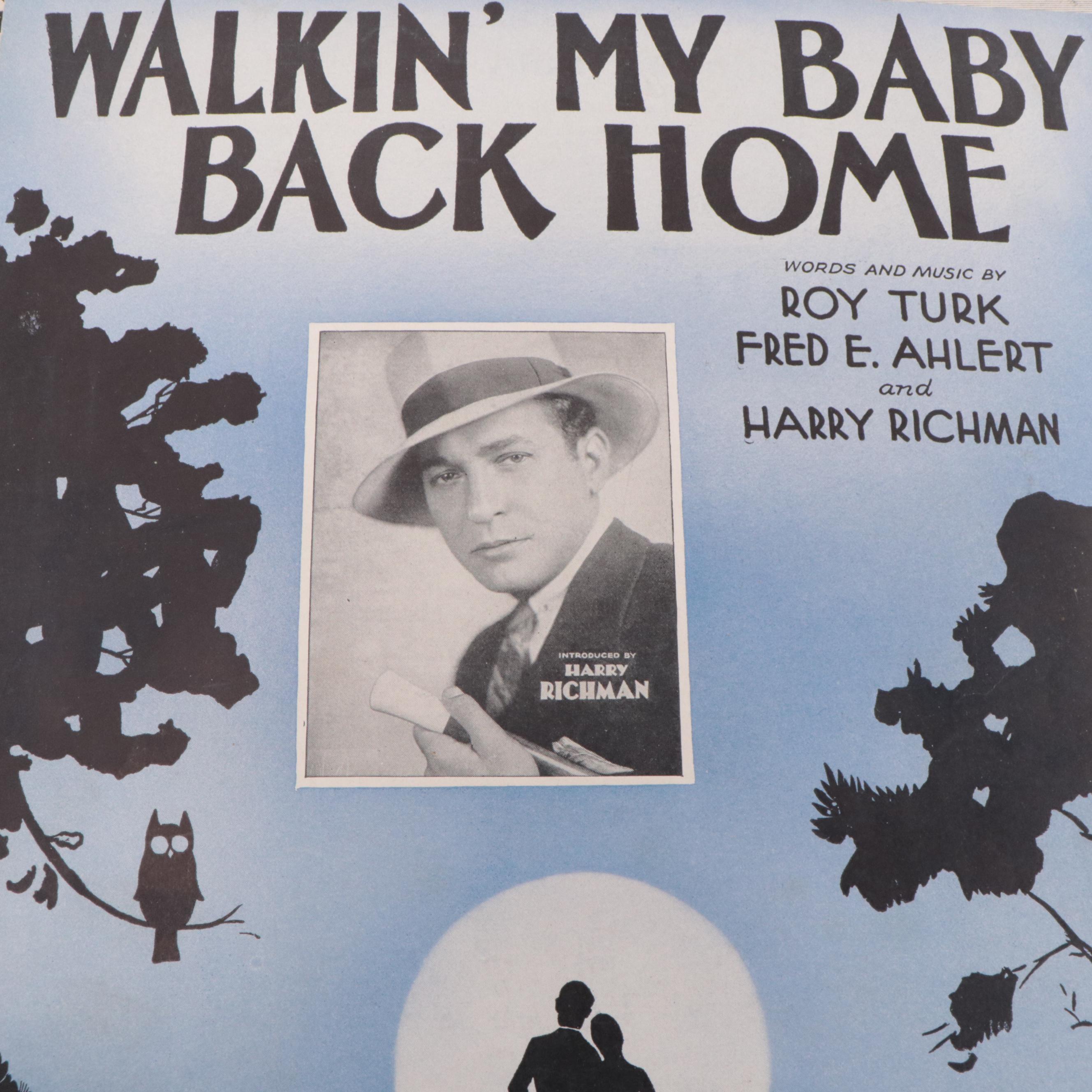 Large Group of 1920s Sheet Music