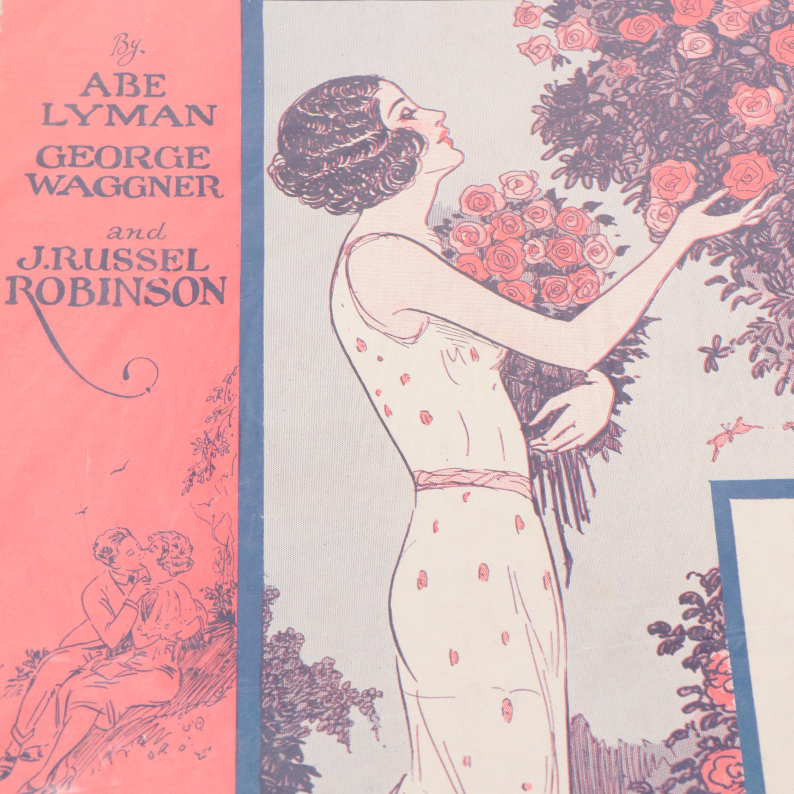 Large Group of 1920s Sheet Music