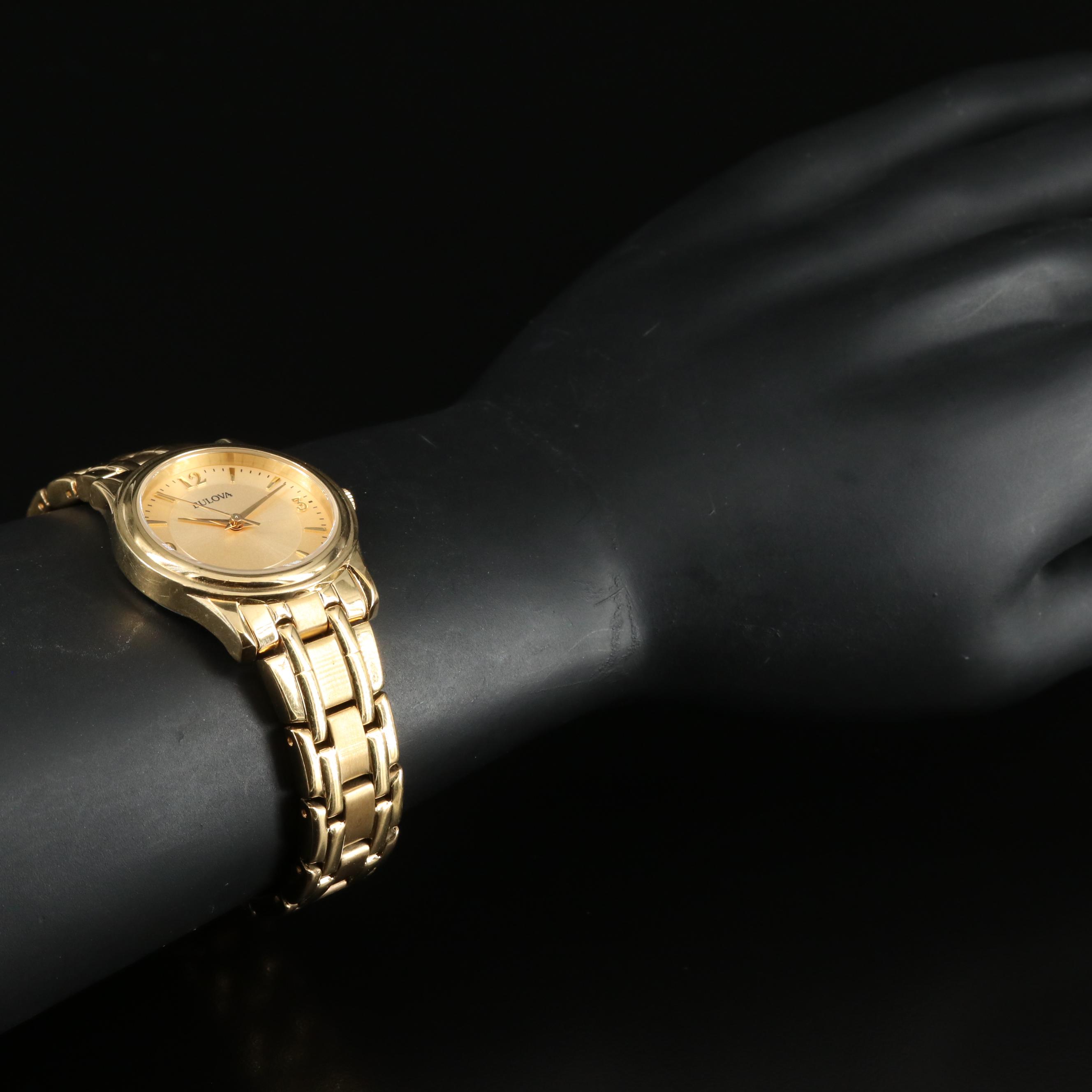 Bulova Gold-Tone Quartz Watch