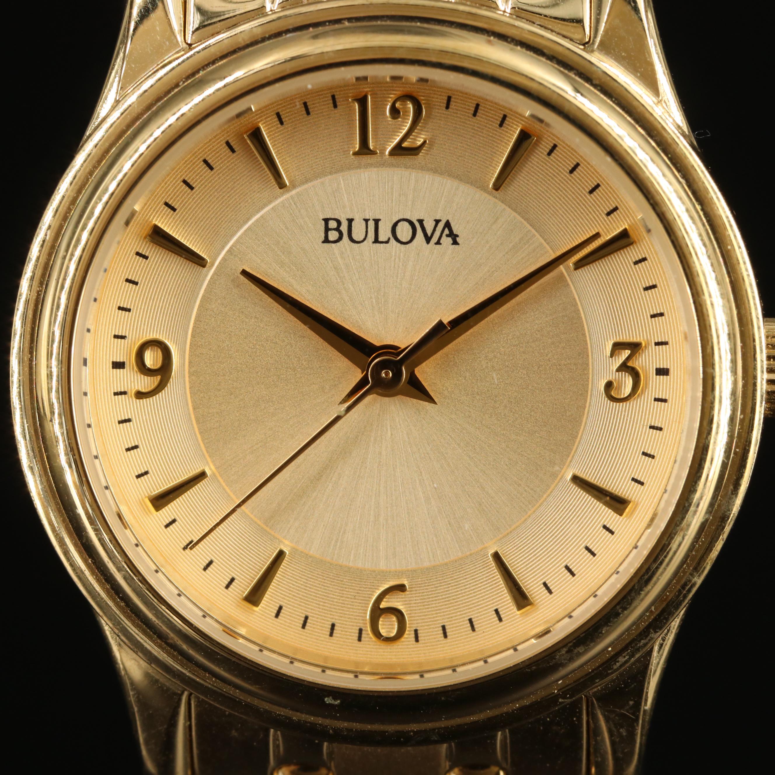 Bulova Gold-Tone Quartz Watch