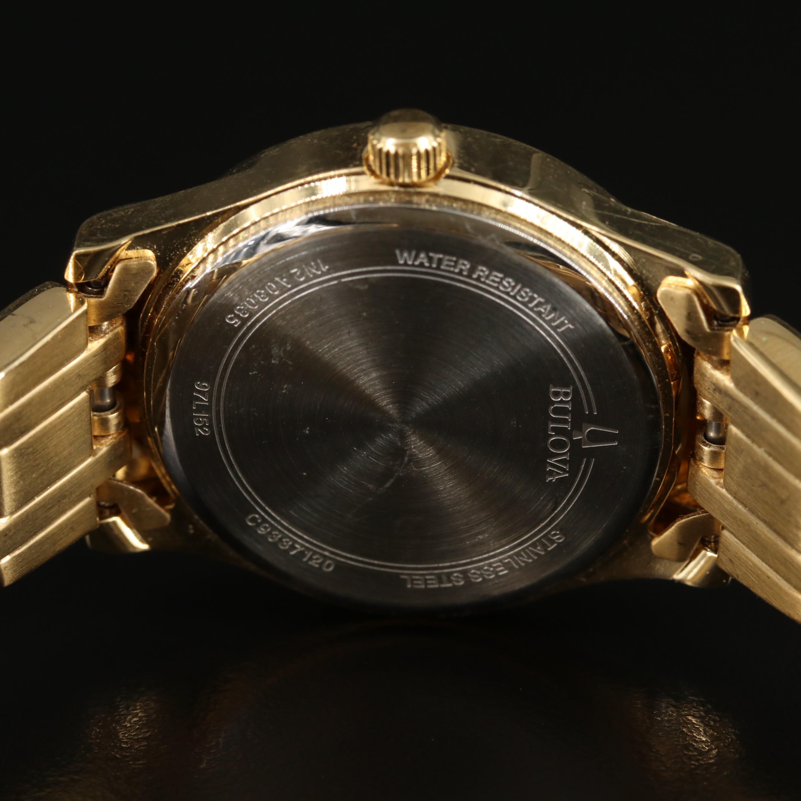 Bulova Gold-Tone Quartz Watch