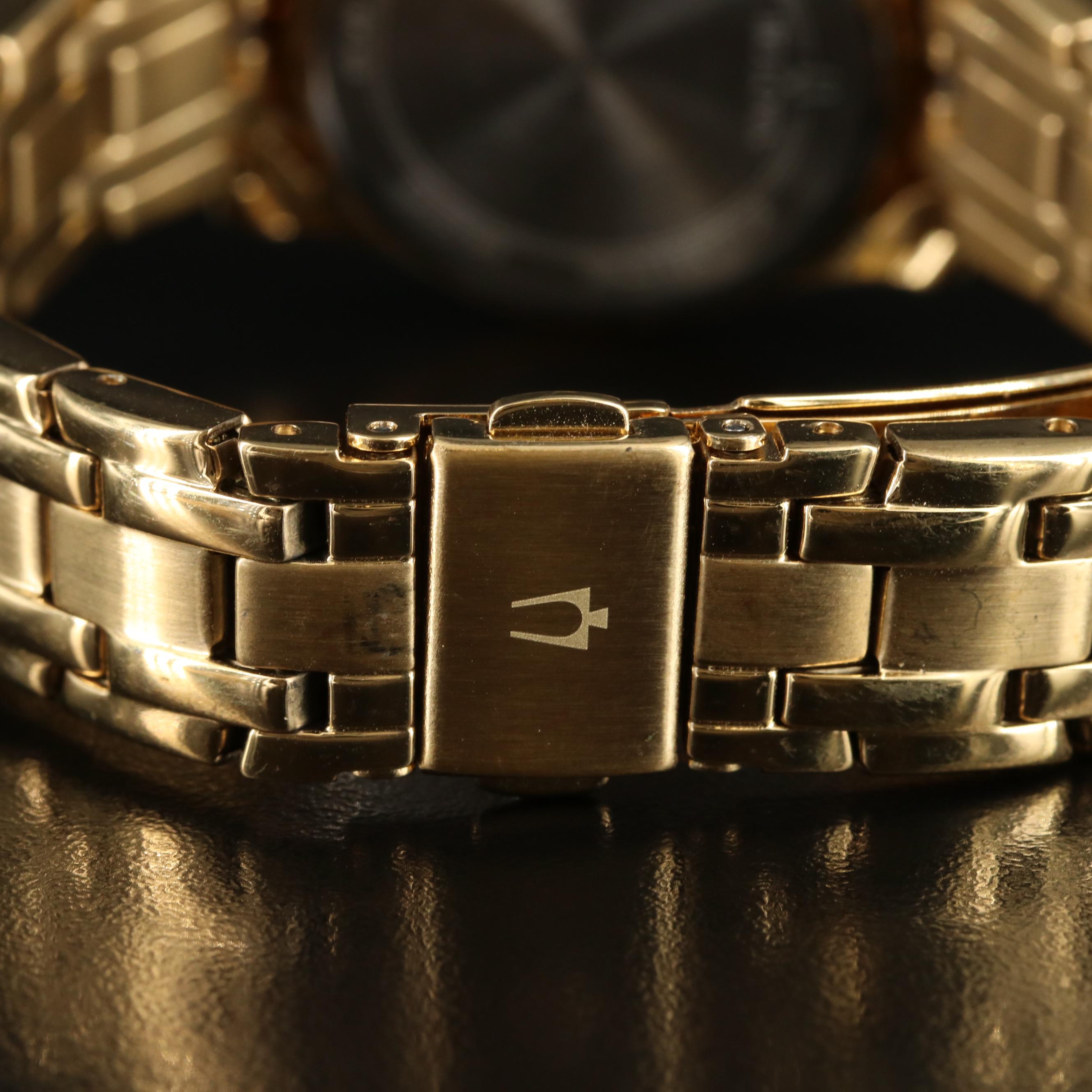 Bulova Gold-Tone Quartz Watch