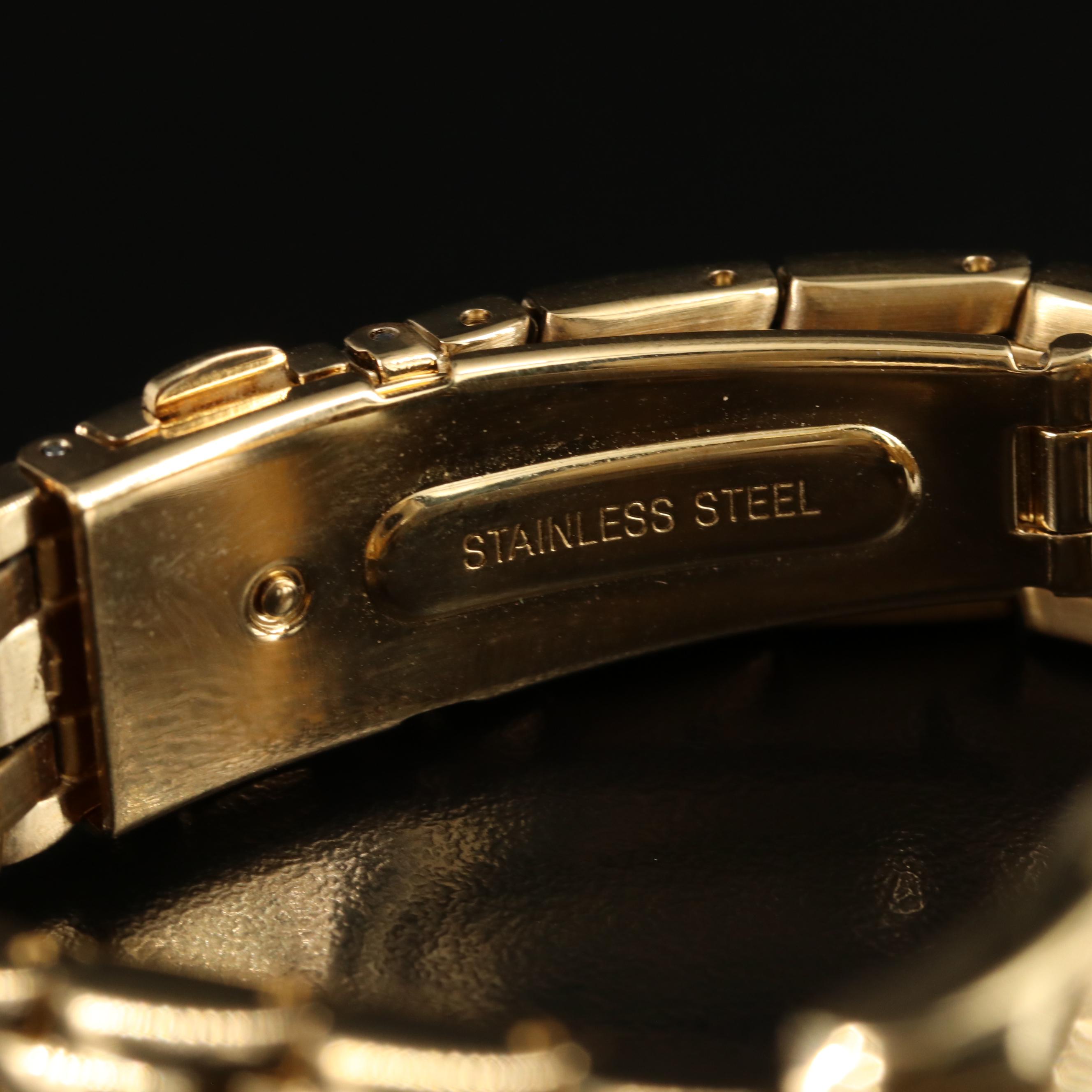 Bulova Gold-Tone Quartz Watch