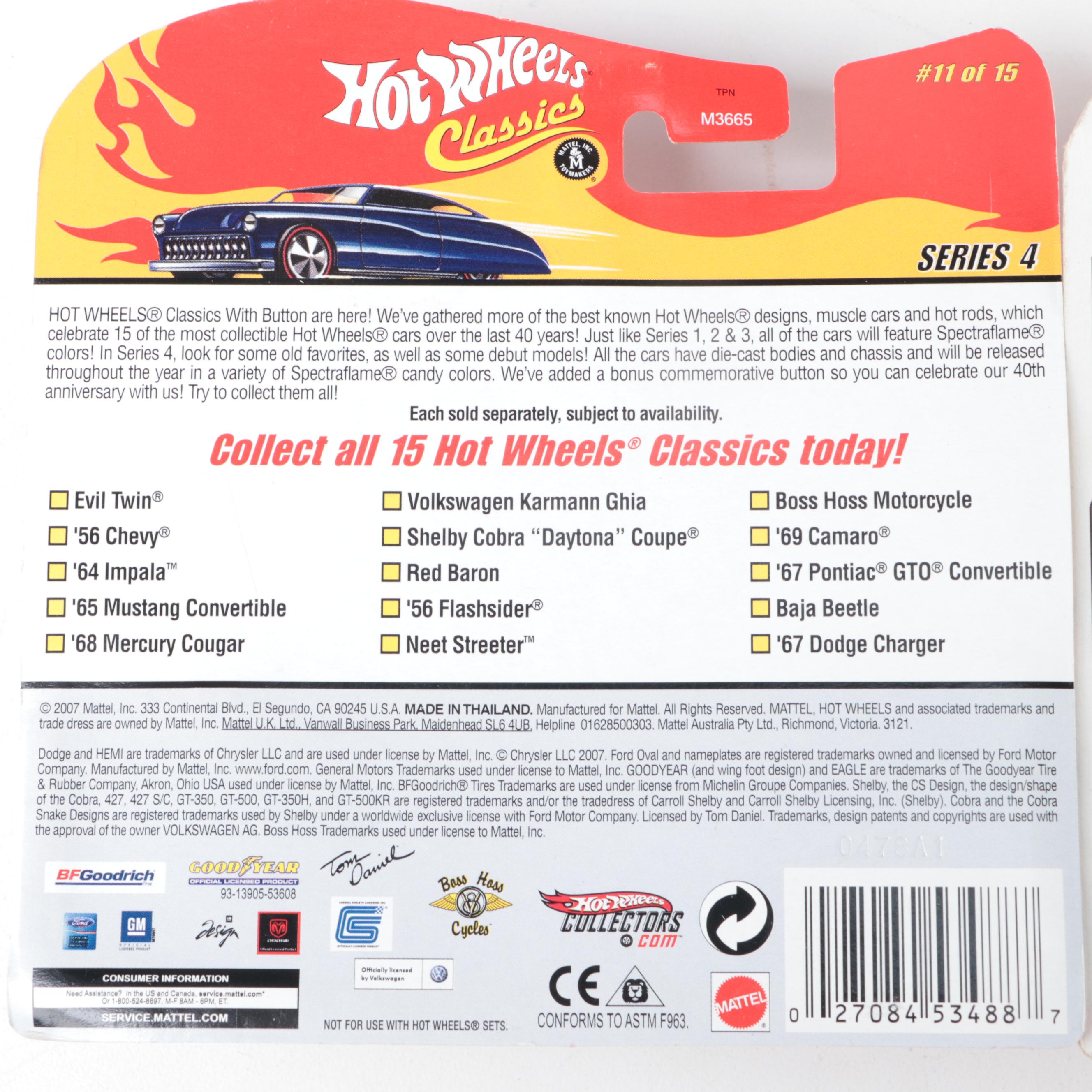 27 Hot Wheels Classics
