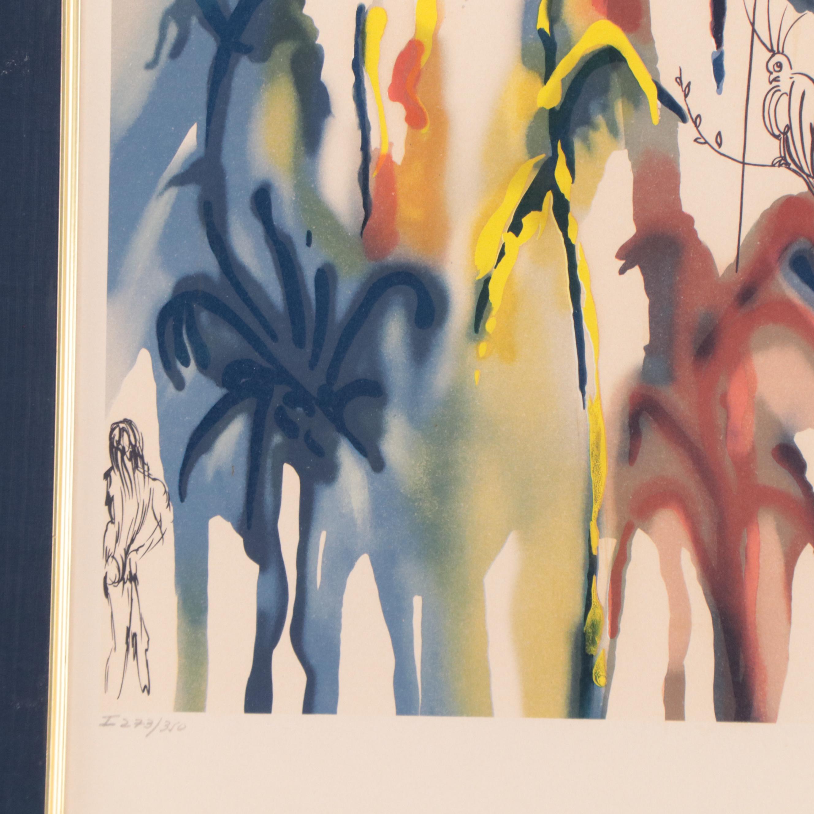 Salvador Dalí Color Lithograph "Diamond Head," 1980