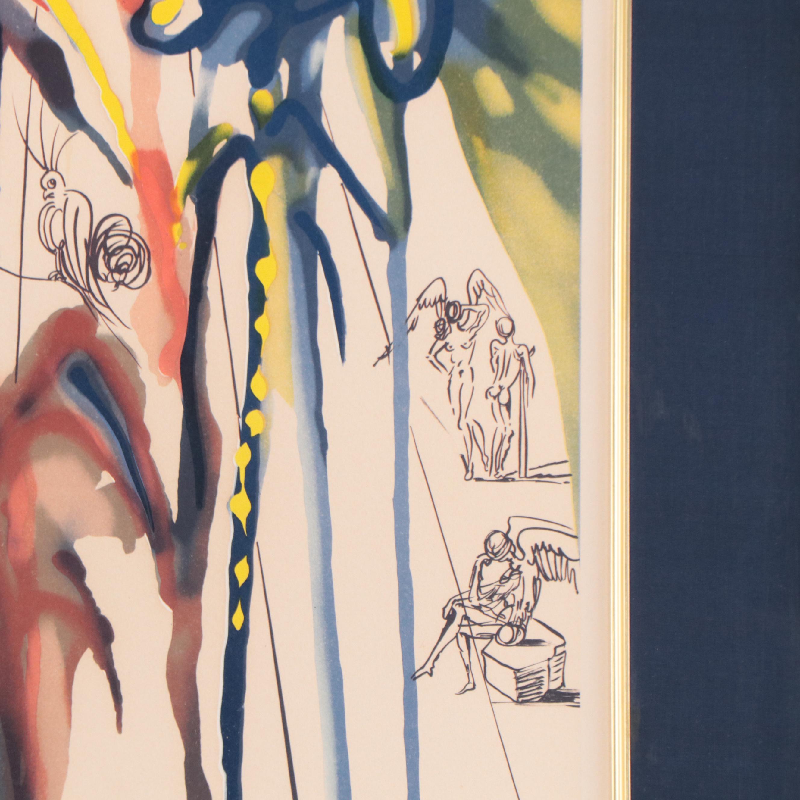 Salvador Dalí Color Lithograph "Diamond Head," 1980