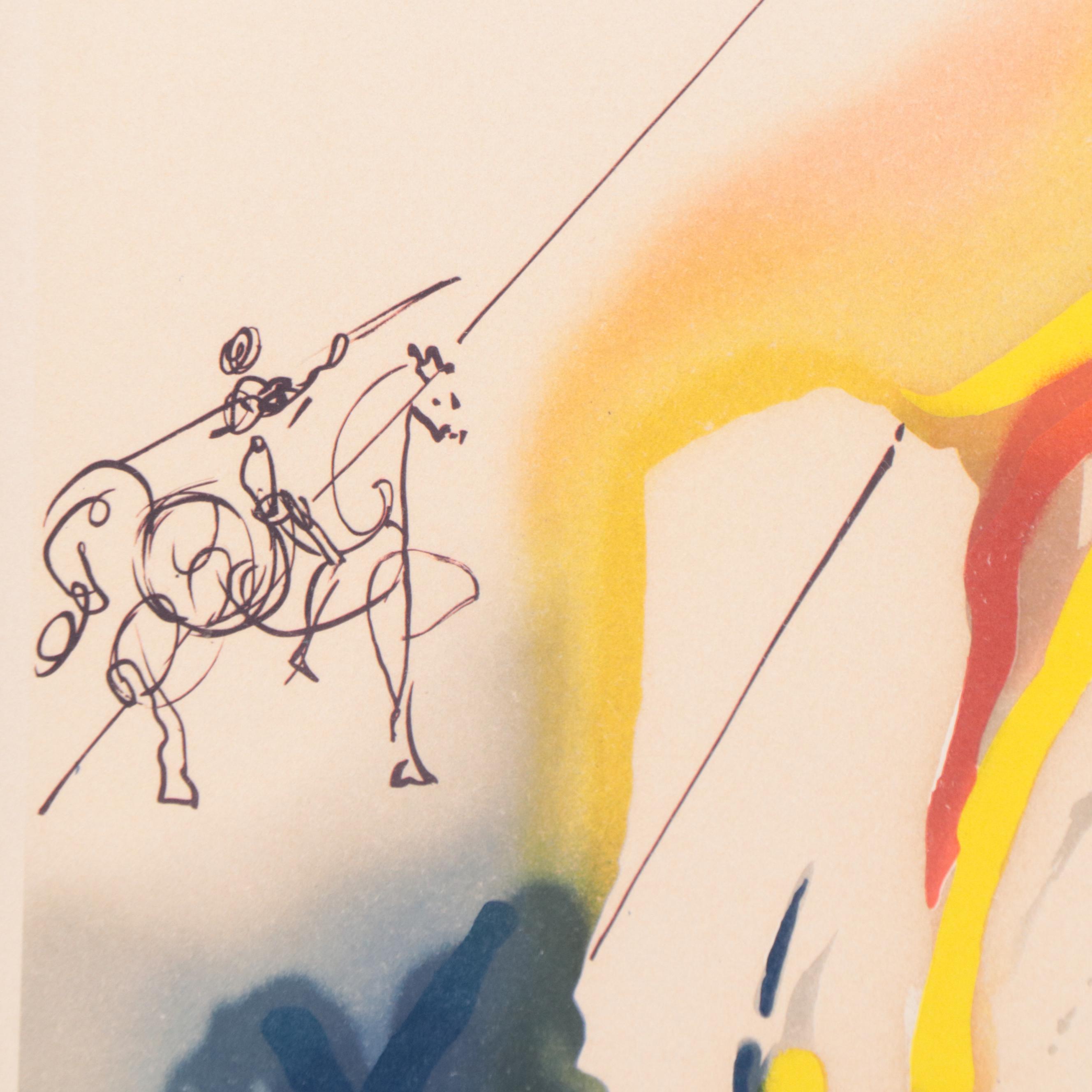 Salvador Dalí Color Lithograph "Diamond Head," 1980