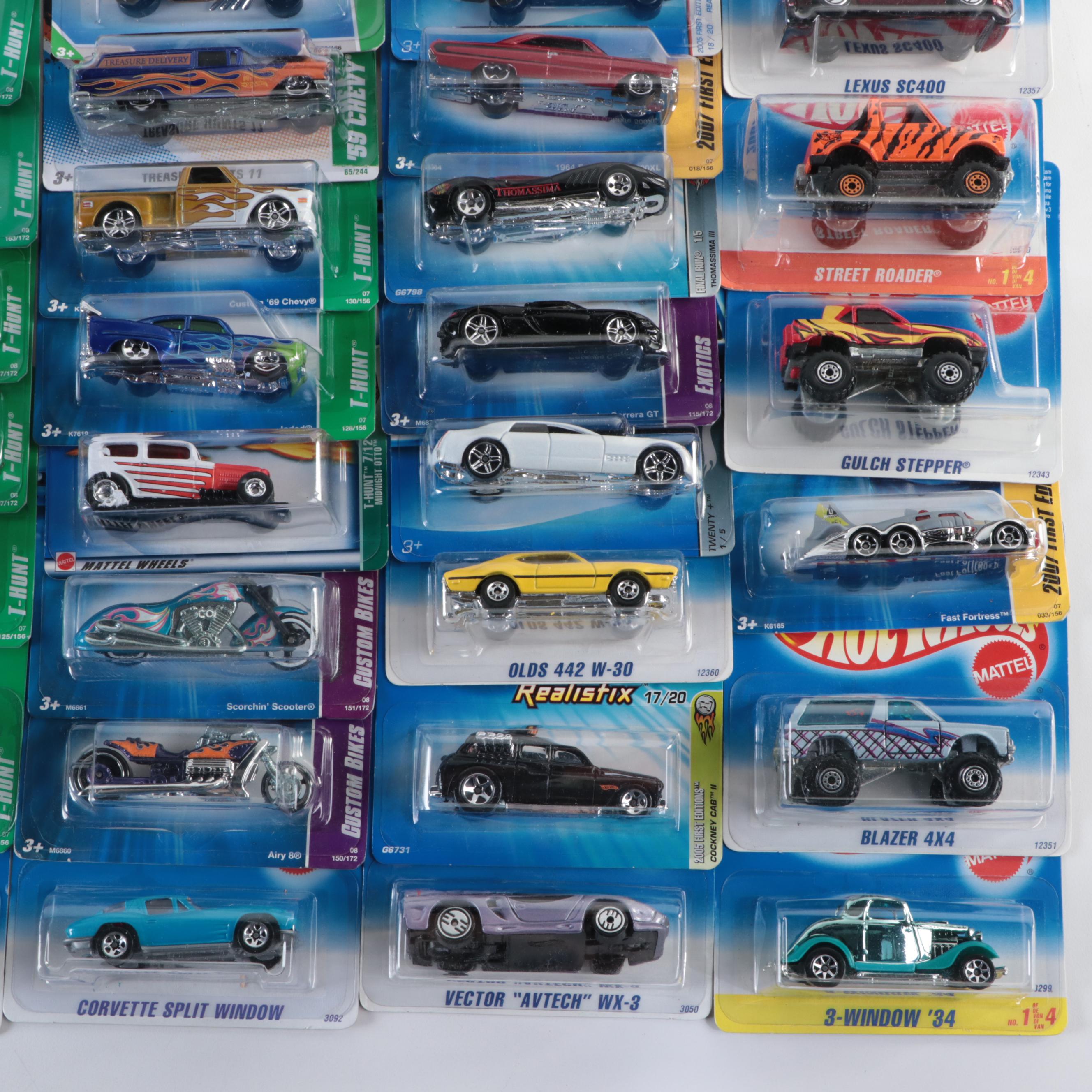 Hot Wheels Short Cards, Treasure Hunt and More Diecast Vehicles