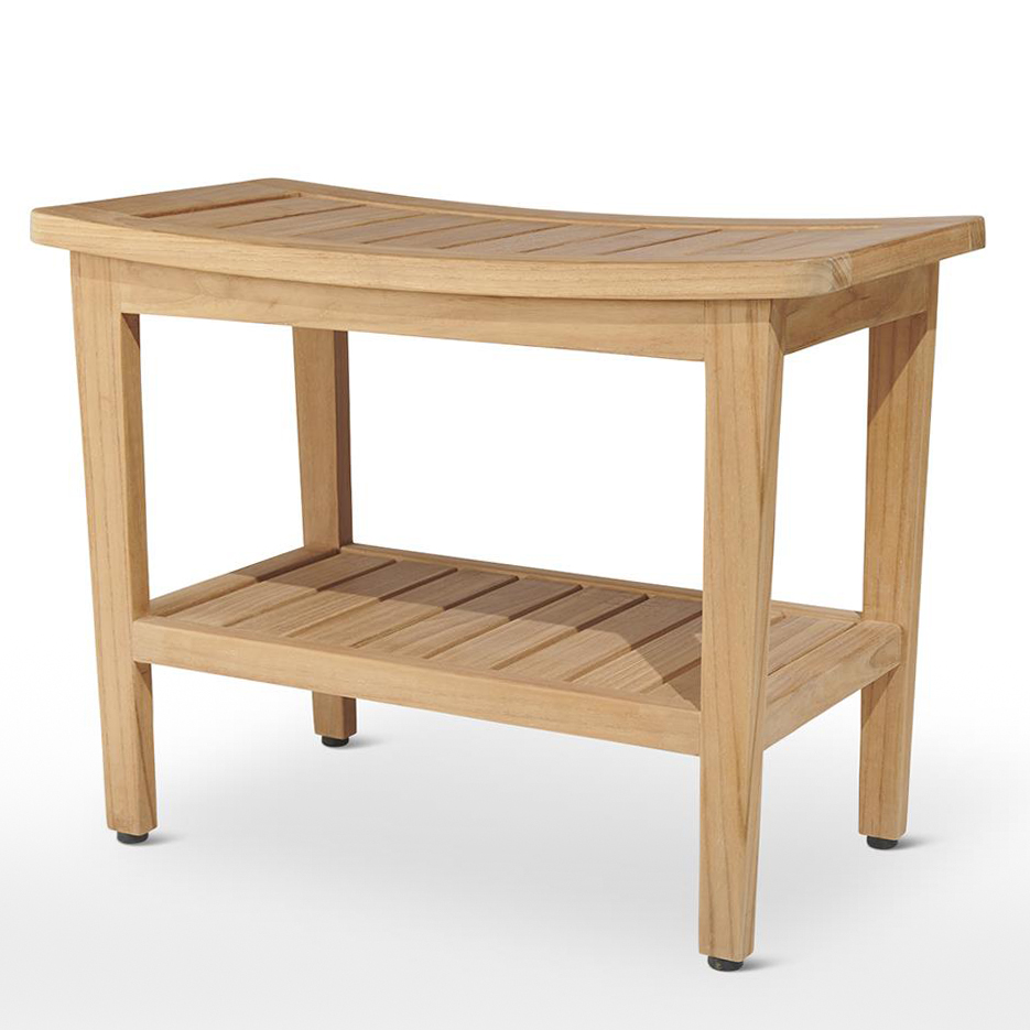 Solid Teak Shower Bench