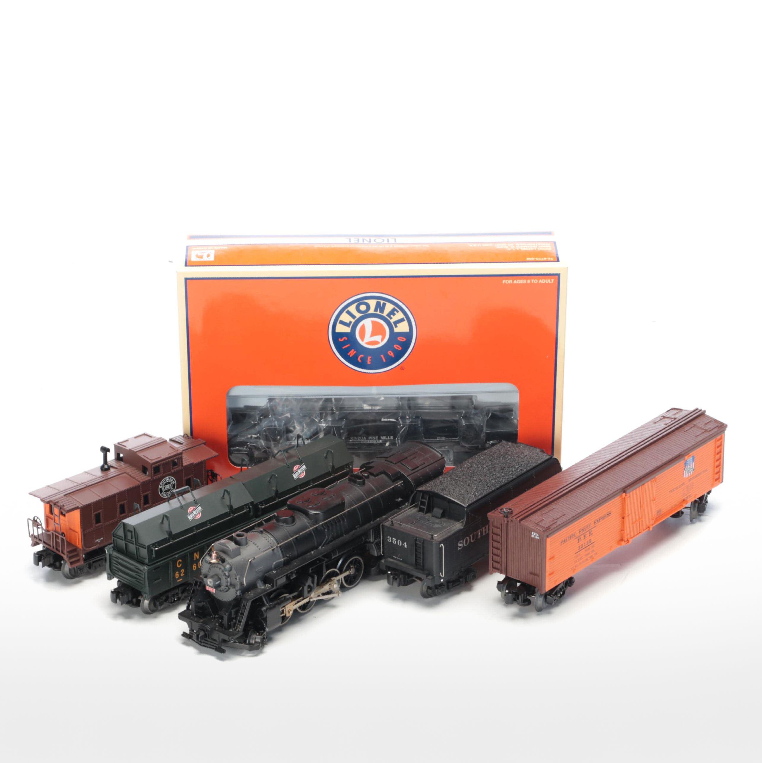 Lionel Southern Pacific Berkshire Locomotive and Tender with More
