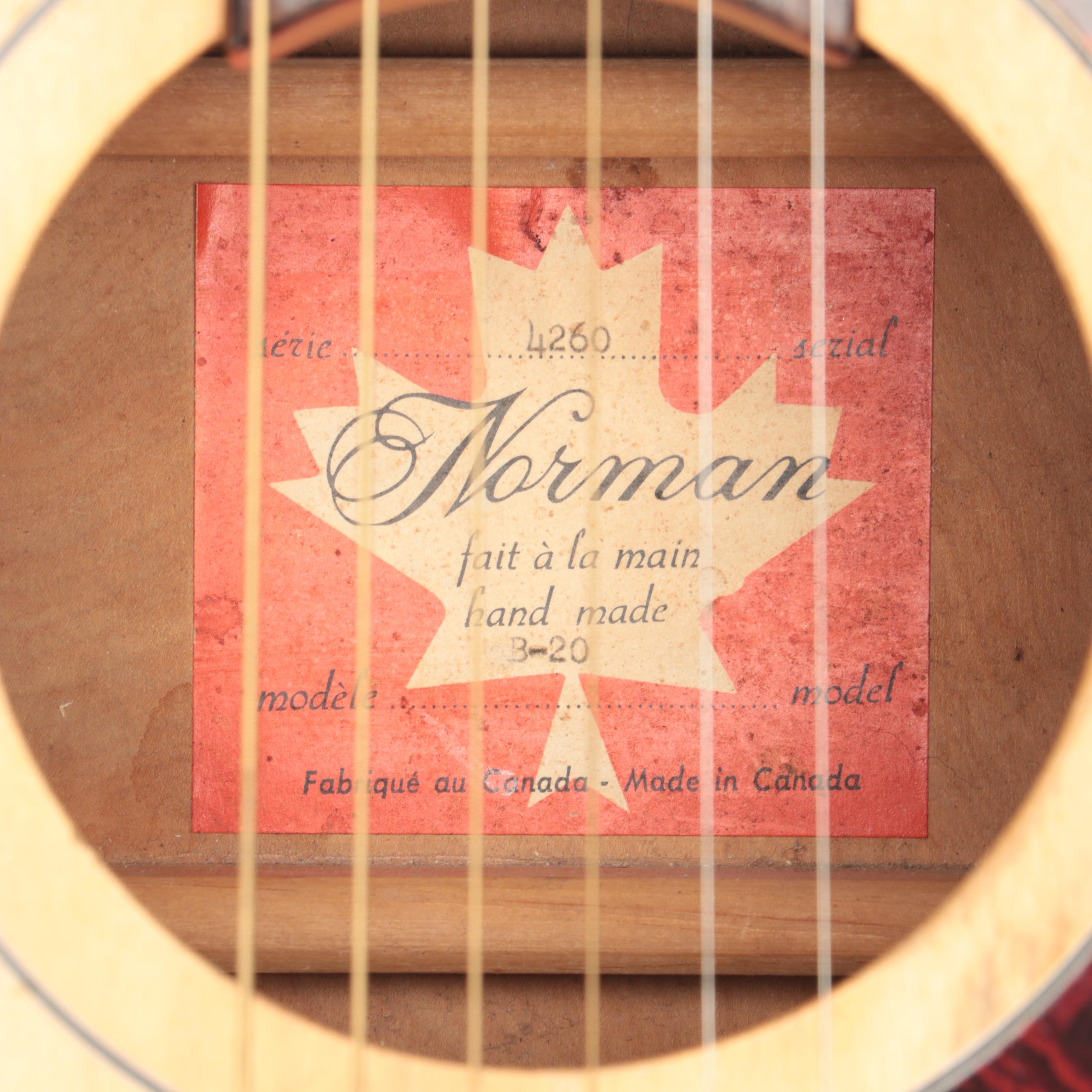 Norman Model 3-20 Acoustic-Electric Right-Handed Guitar