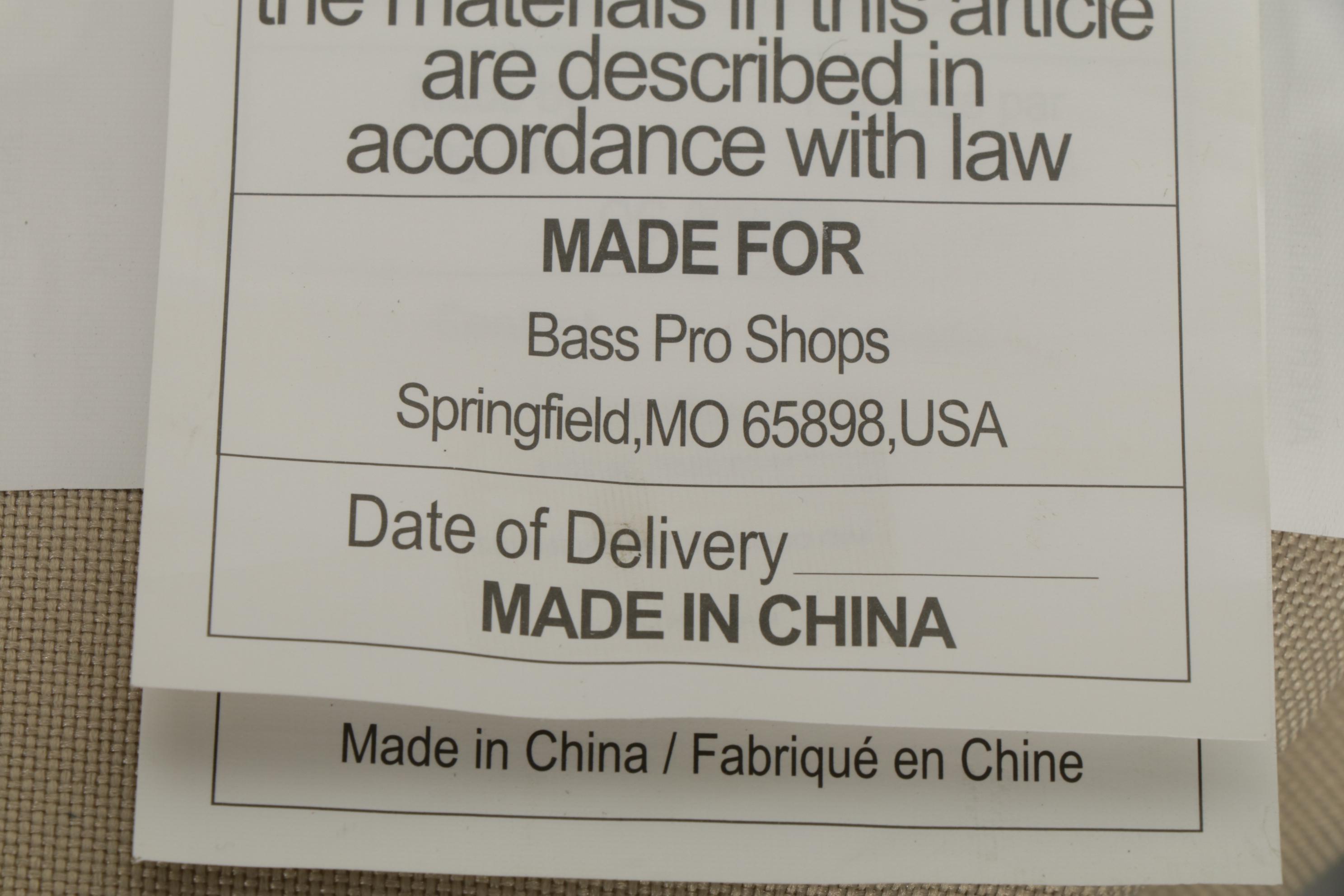 Pair of Bass Pro Shops Eclipse Folding Camp Chairs with Attached Side Tables