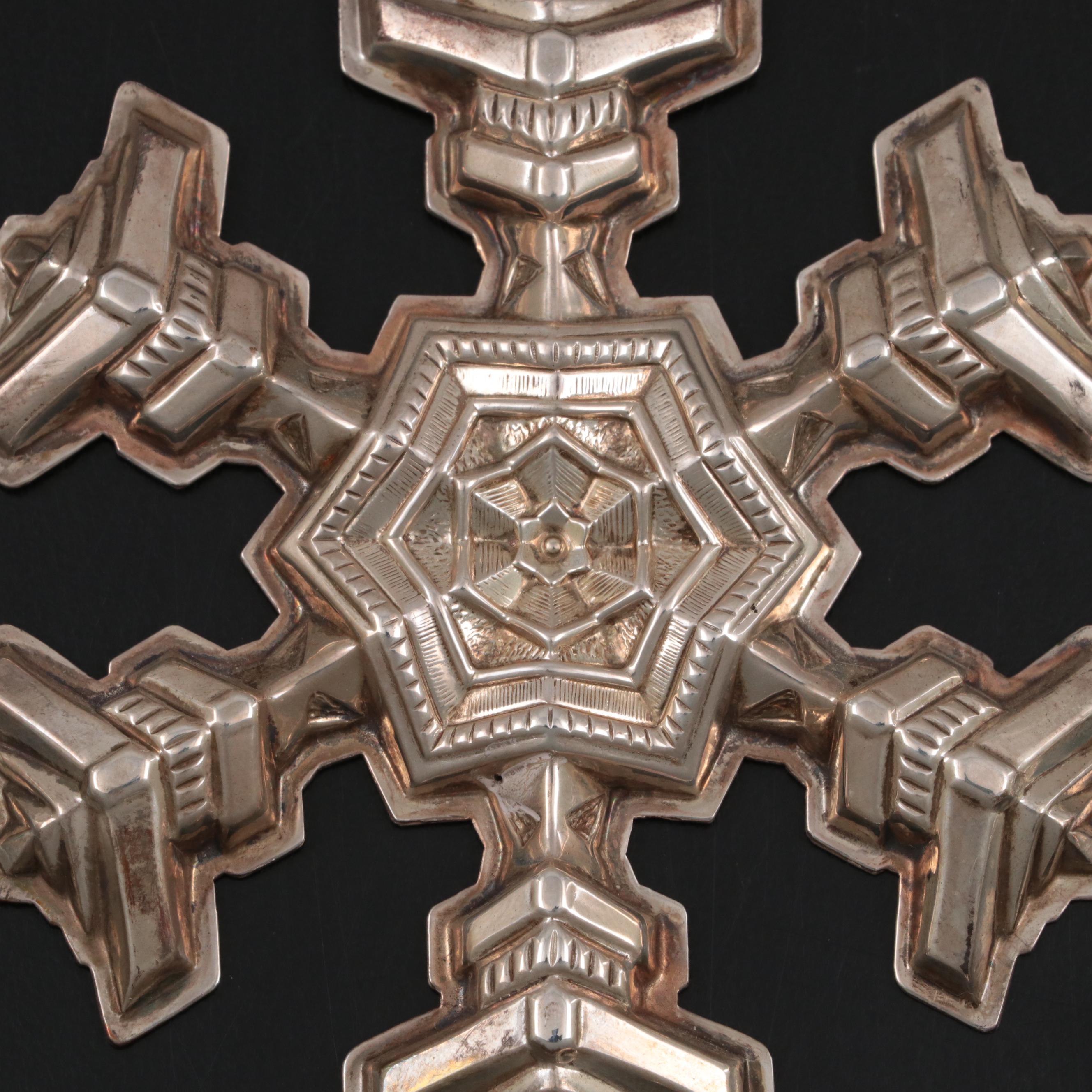 gorham-sterling-silver-snowflake-ornaments-late-20th-century-ebth