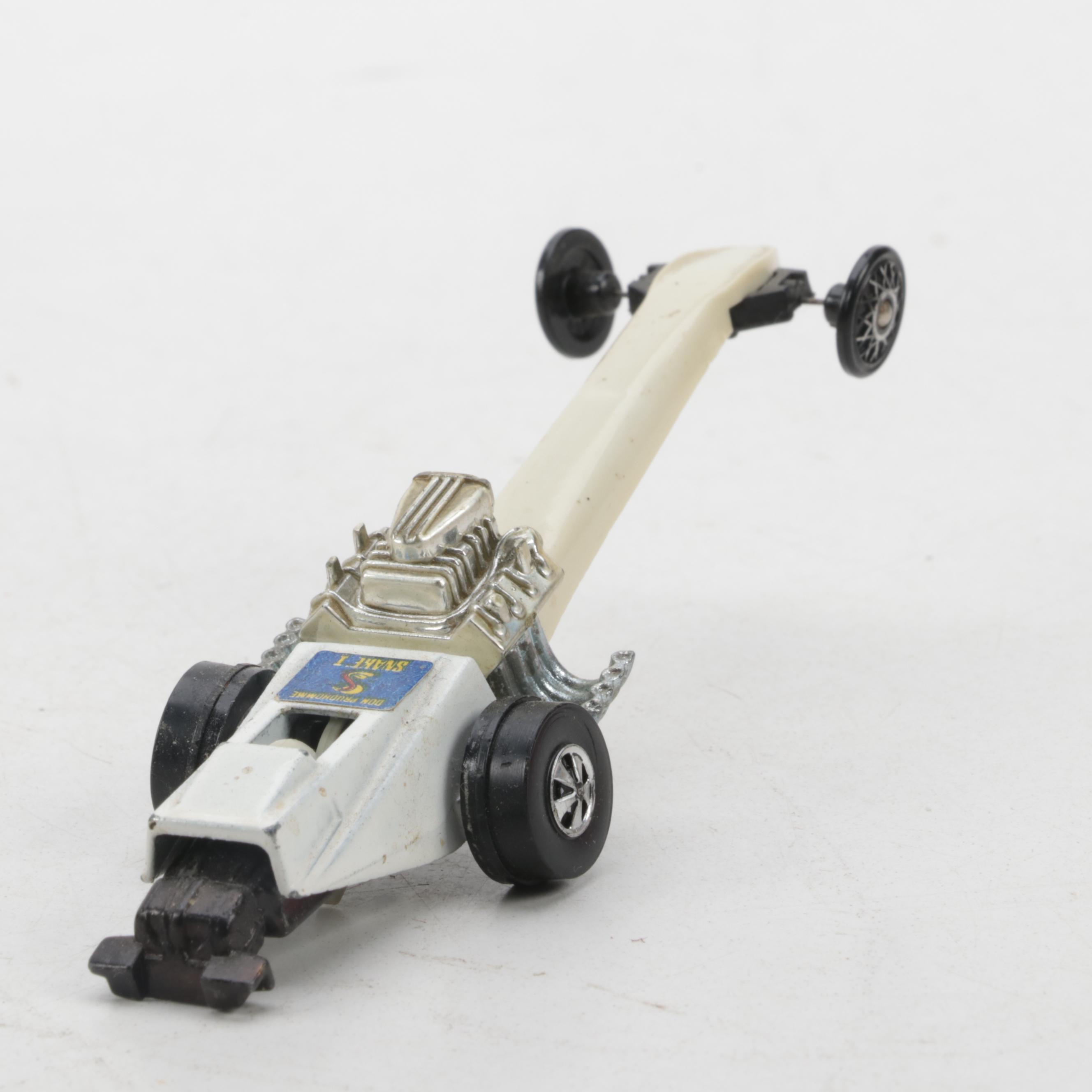 Hot Wheels Drag Race Funny Car and Other Diecast Vehicle With Parachutes