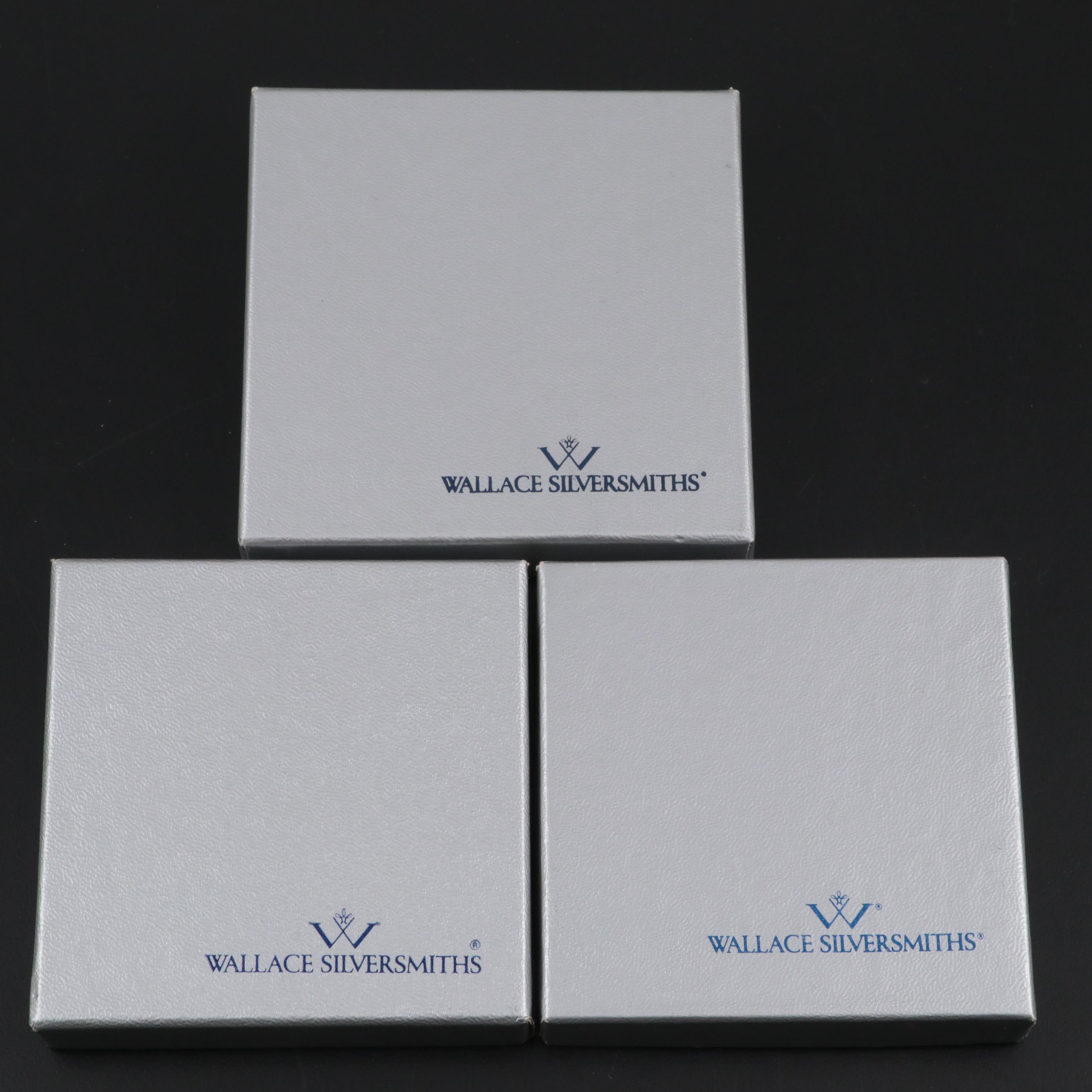 Wallace "Twelve Days of Christmas" Sterling Silver Christmas Ornaments