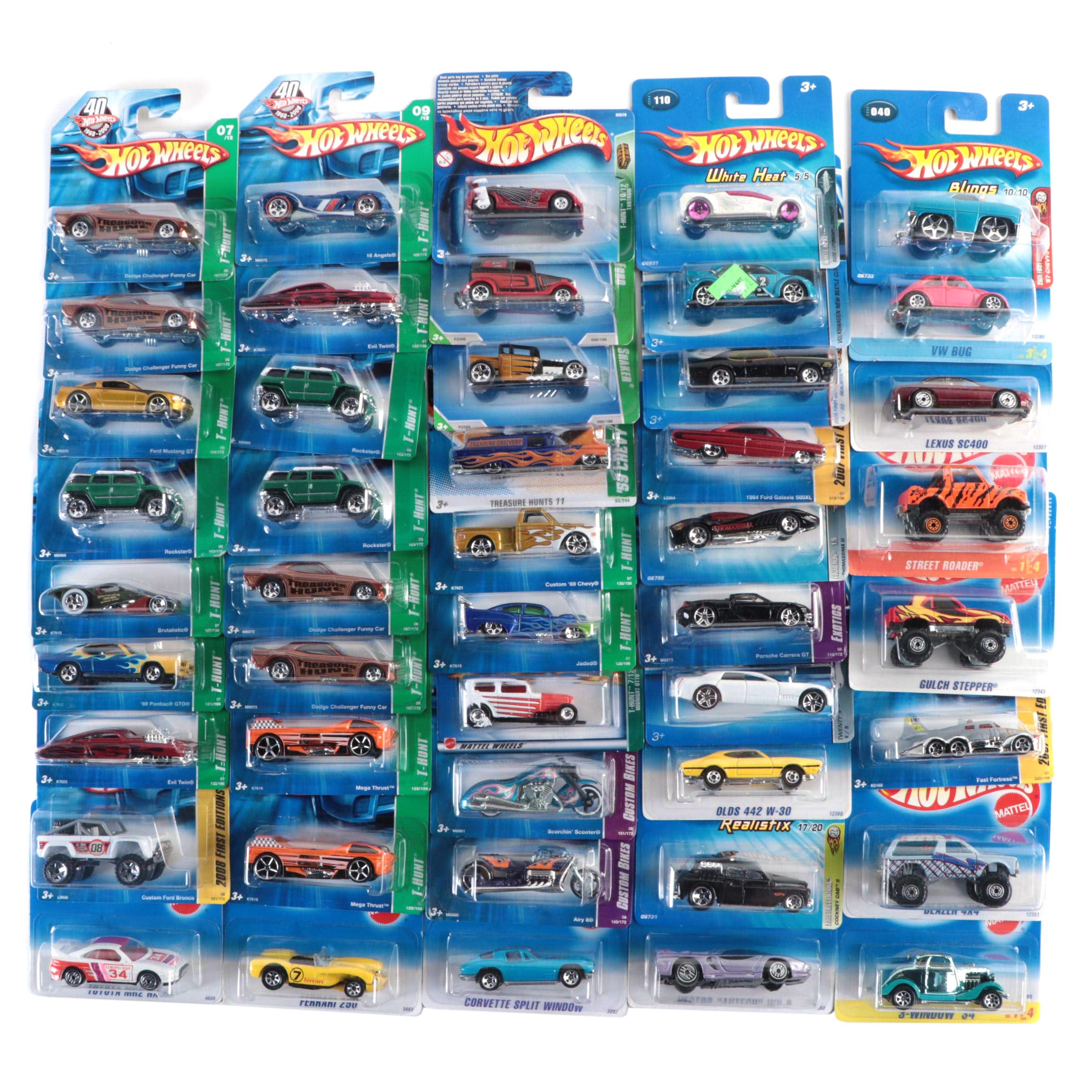 Hot Wheels Short Cards, Treasure Hunt and More Diecast Vehicles