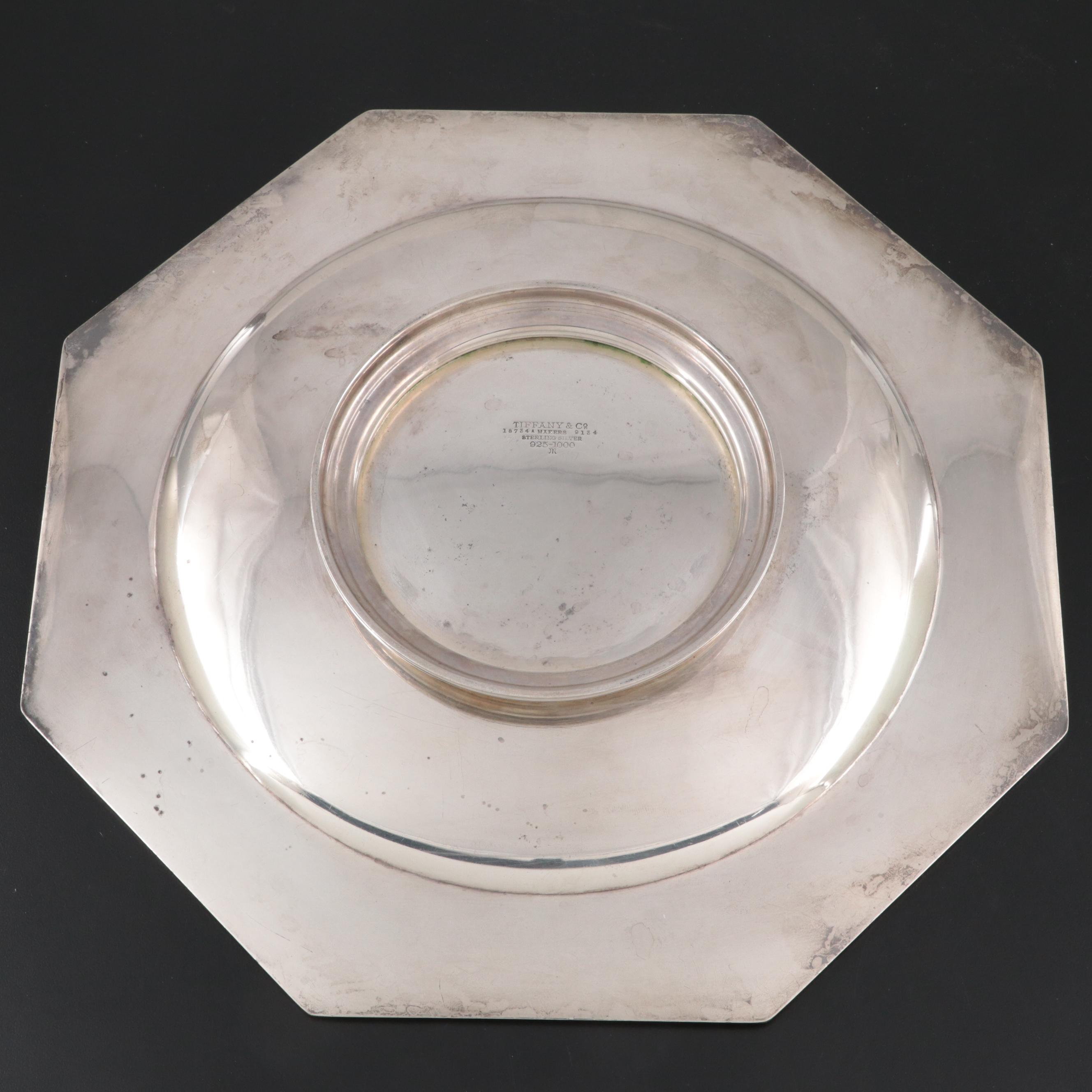 Tiffany & Co. Sterling Silver Octagonal Tray, Early to Mid-20th Century