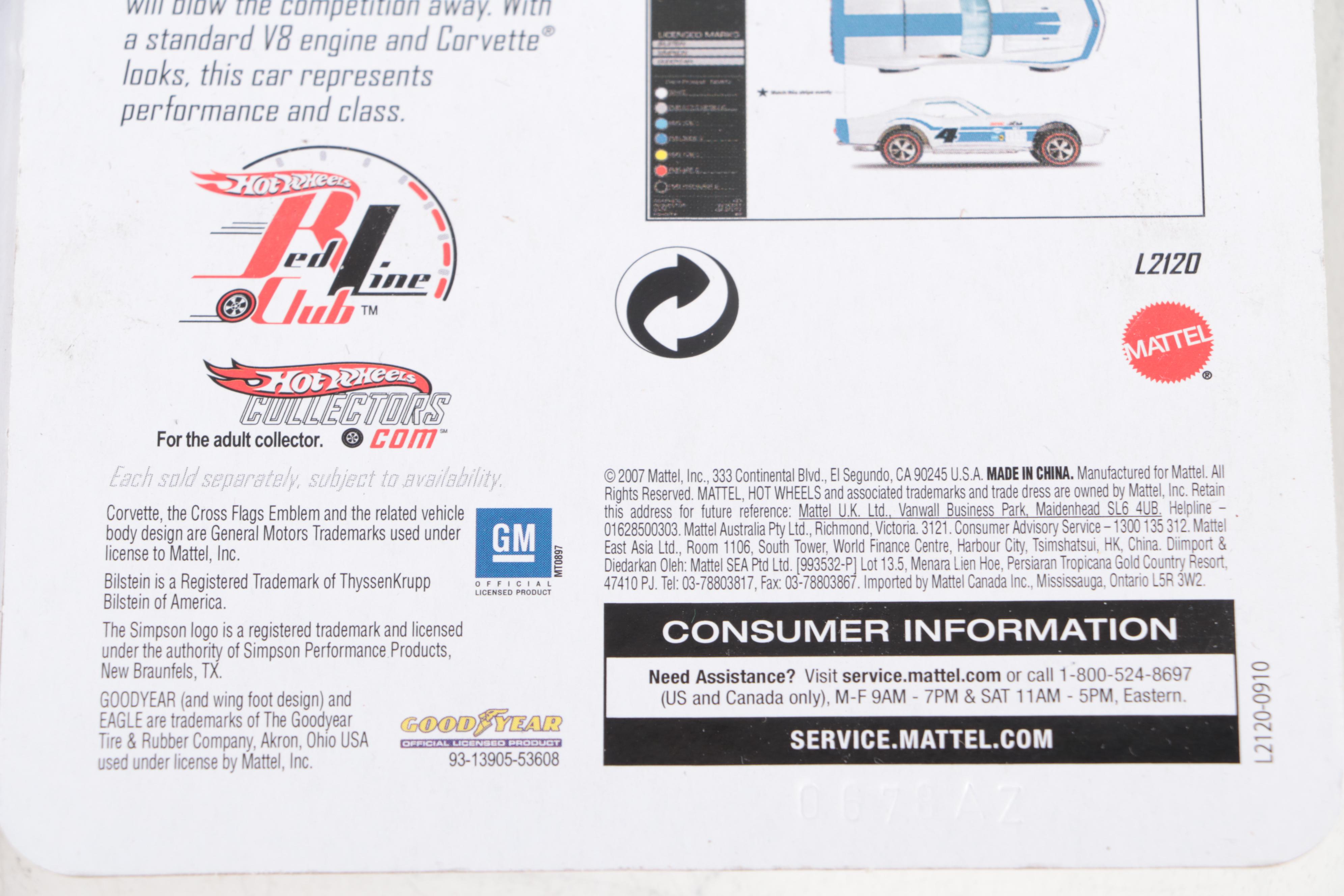 Mattel Hot Wheels RLC Reward Series Cars