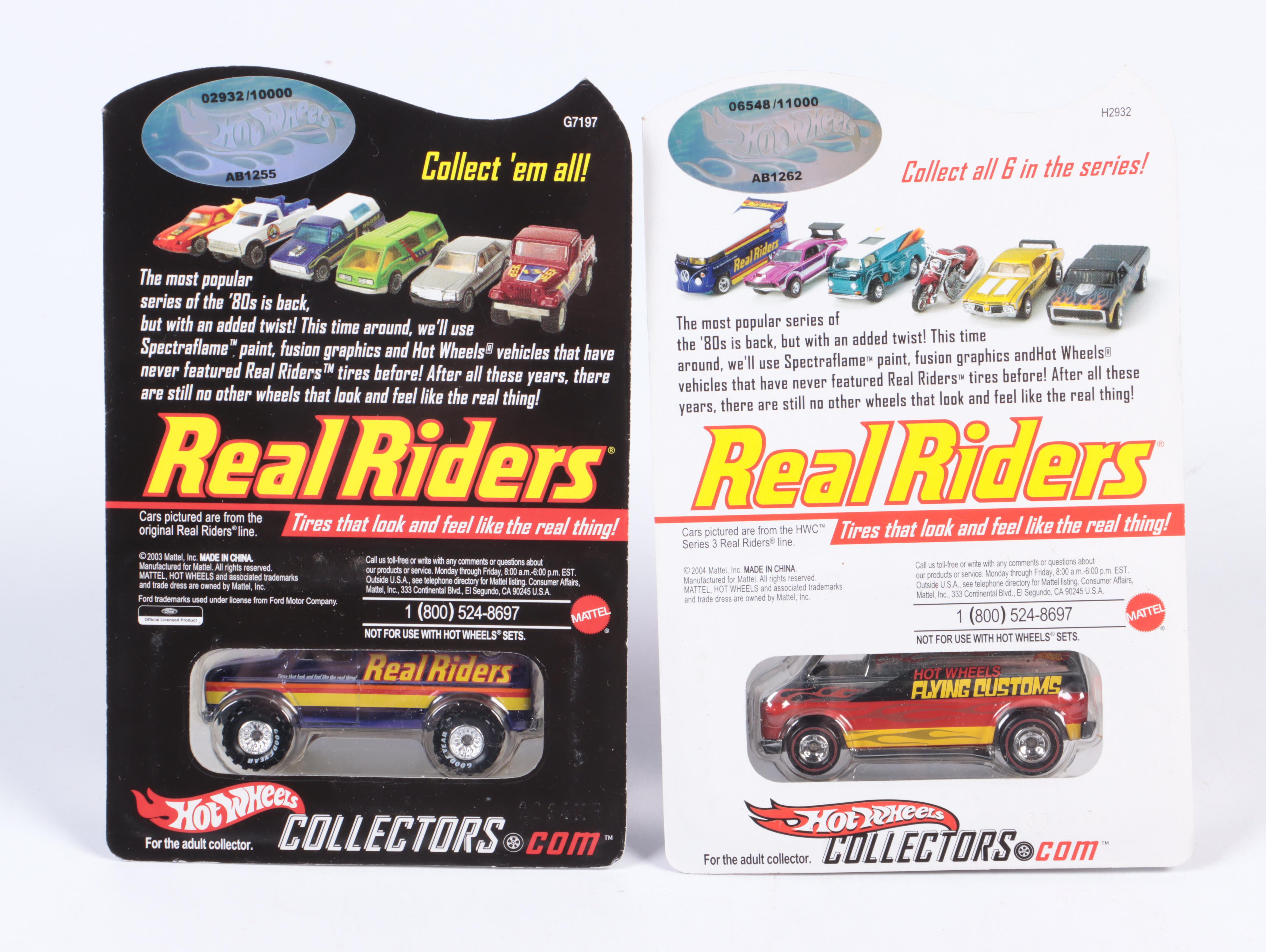 Mattel Hot Wheels "Baja Breaker" and Other Real Riders Vehicles