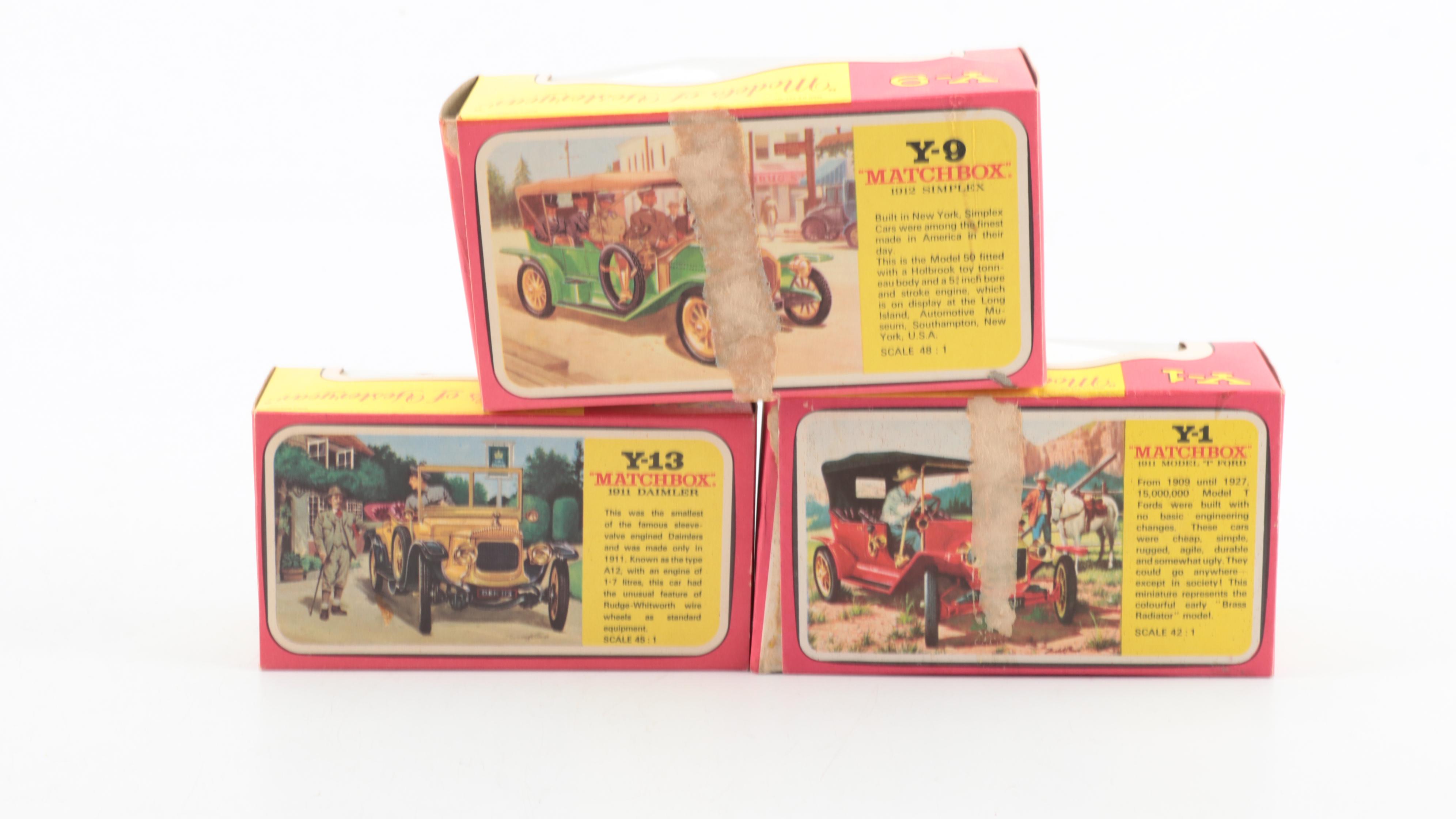 Matchbox Cars and Collectors Case, 1960s