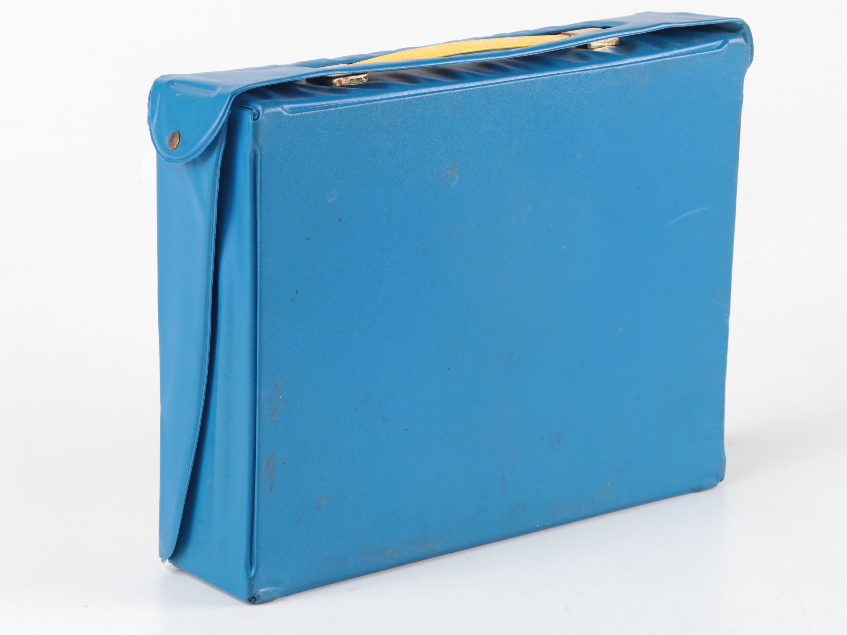 Matchbox Cars and Carrying Case, 1970s