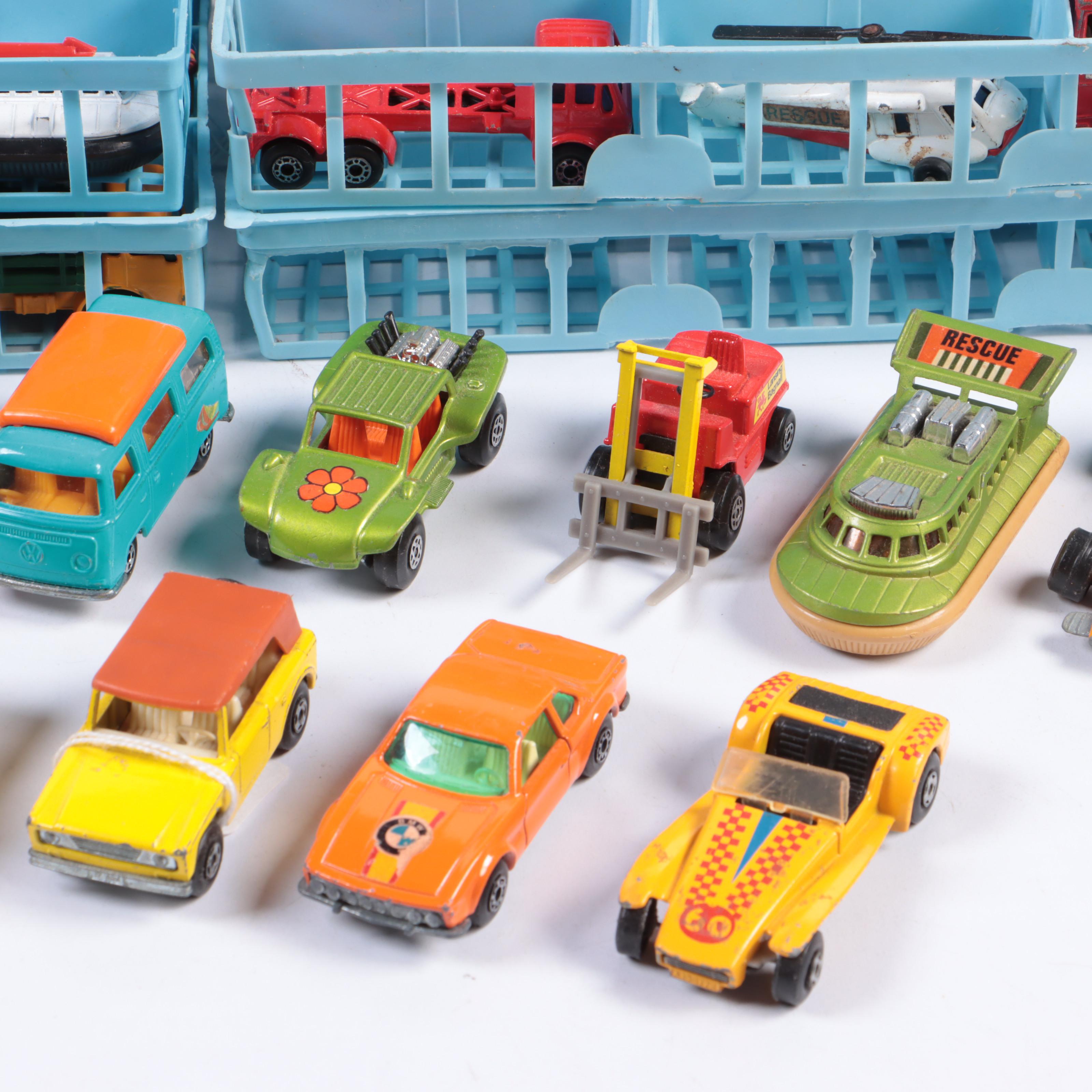 Matchbox Cars in Carrying Case, 1970s EBTH