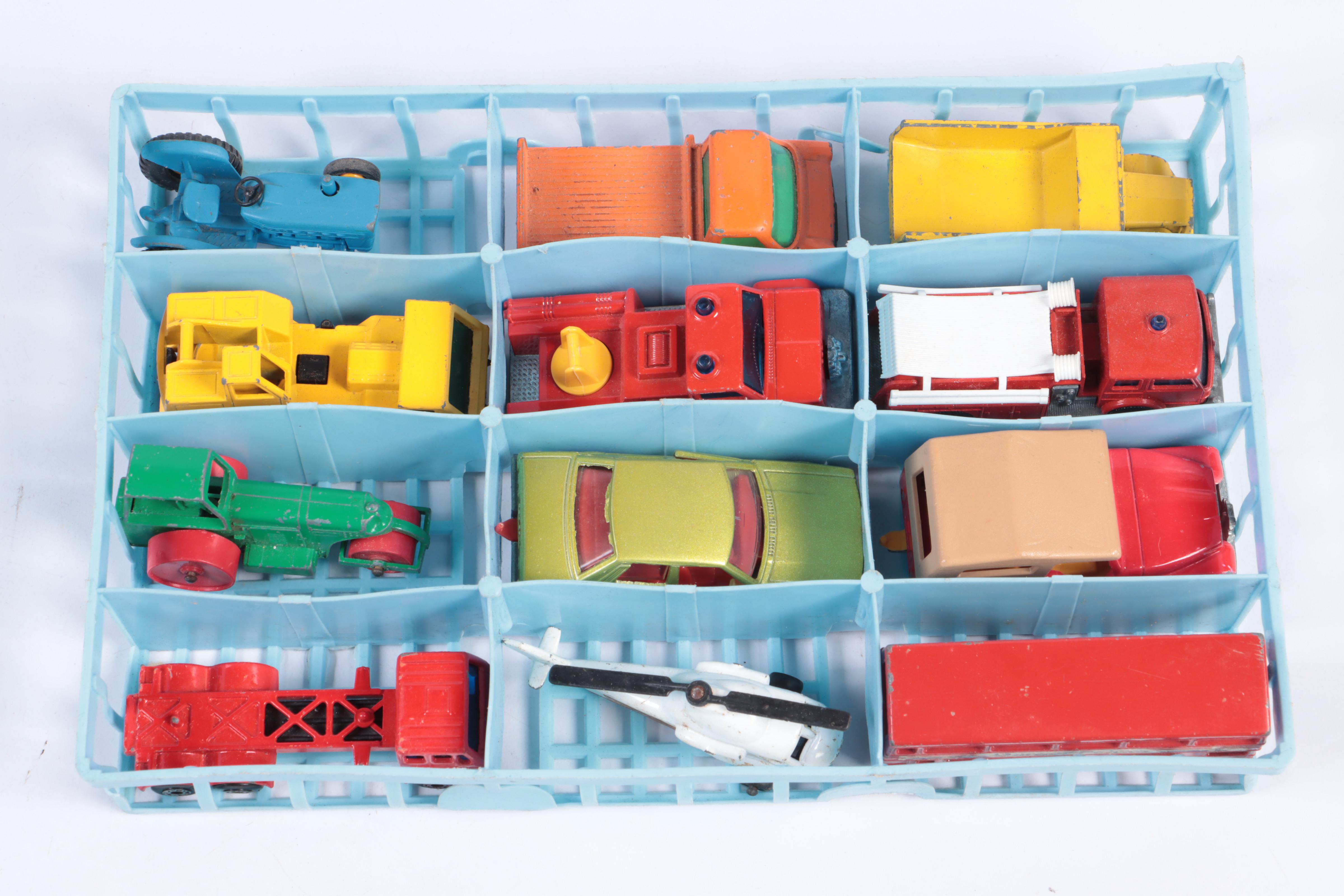 Matchbox Cars in Carrying Case, 1970s