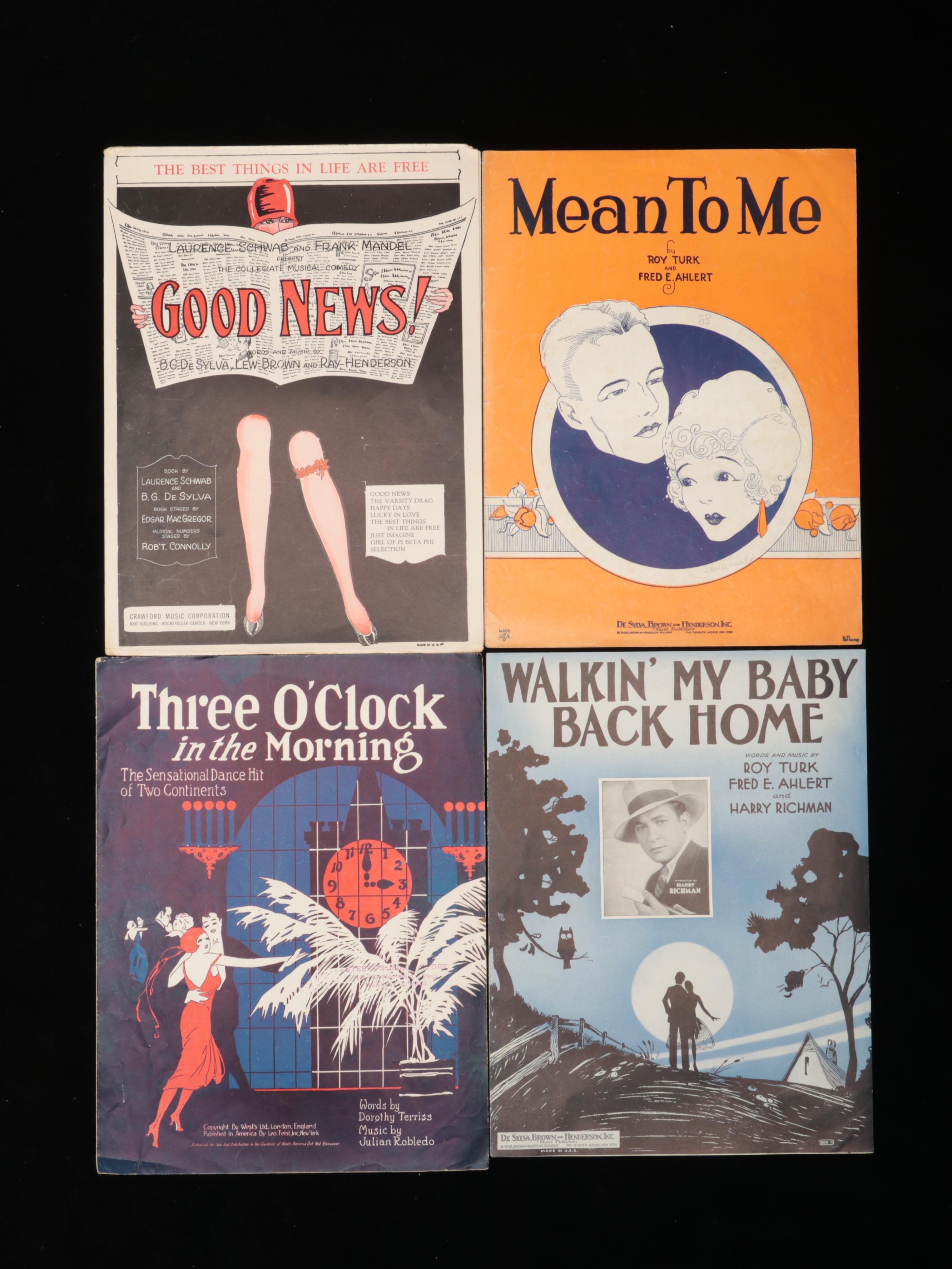 Large Group of 1920s Sheet Music
