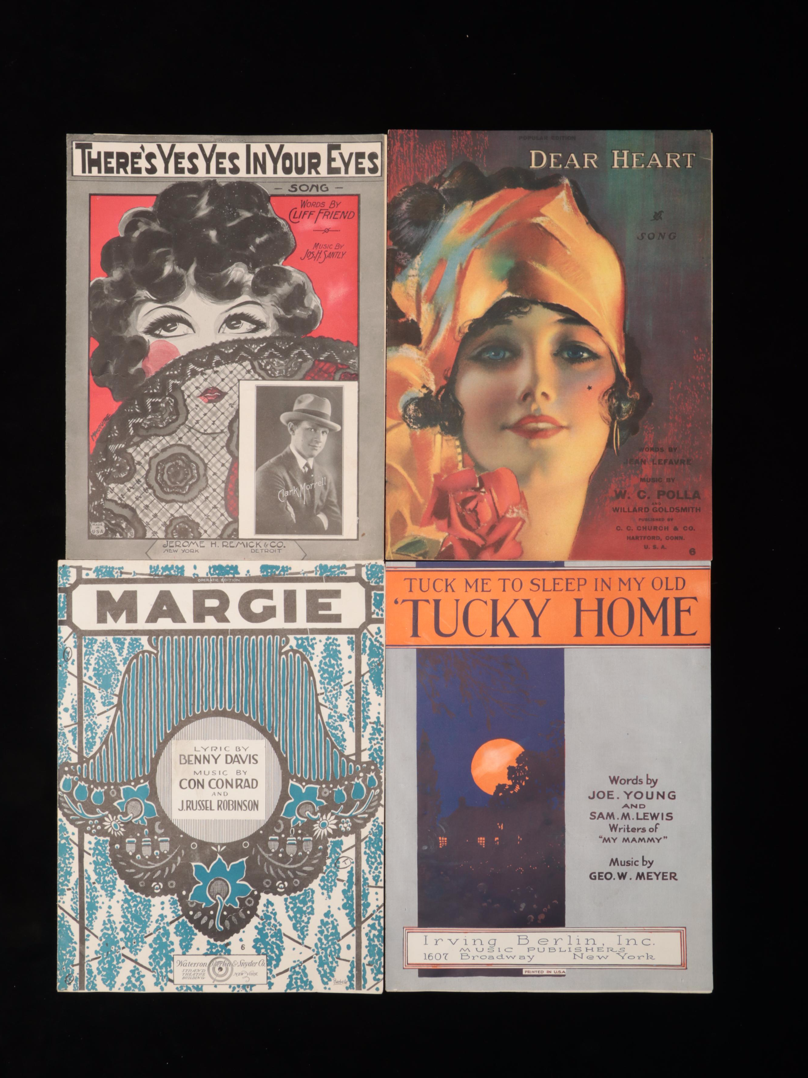Large Group of 1920s Sheet Music