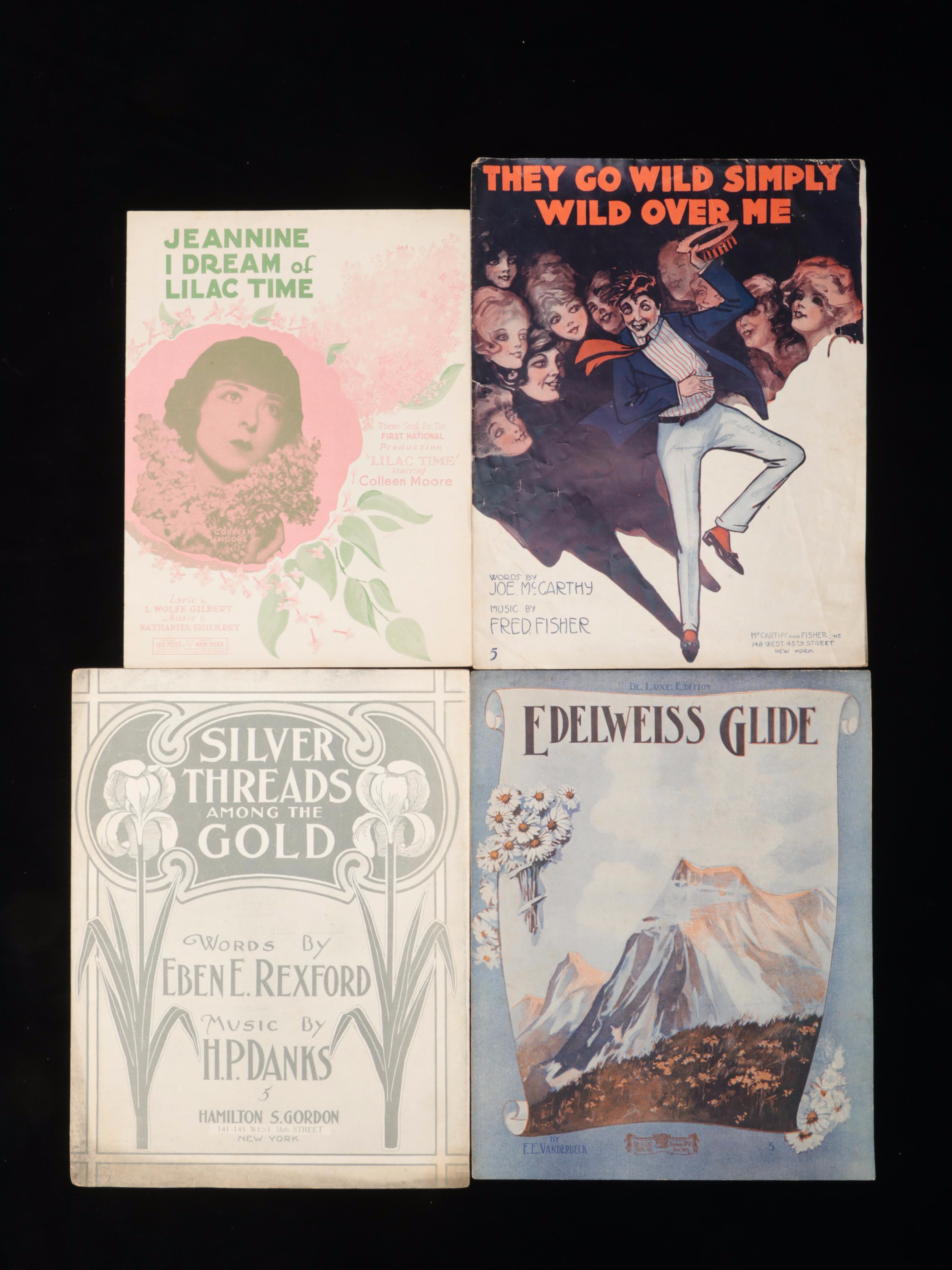 Large Group of 1920s Sheet Music