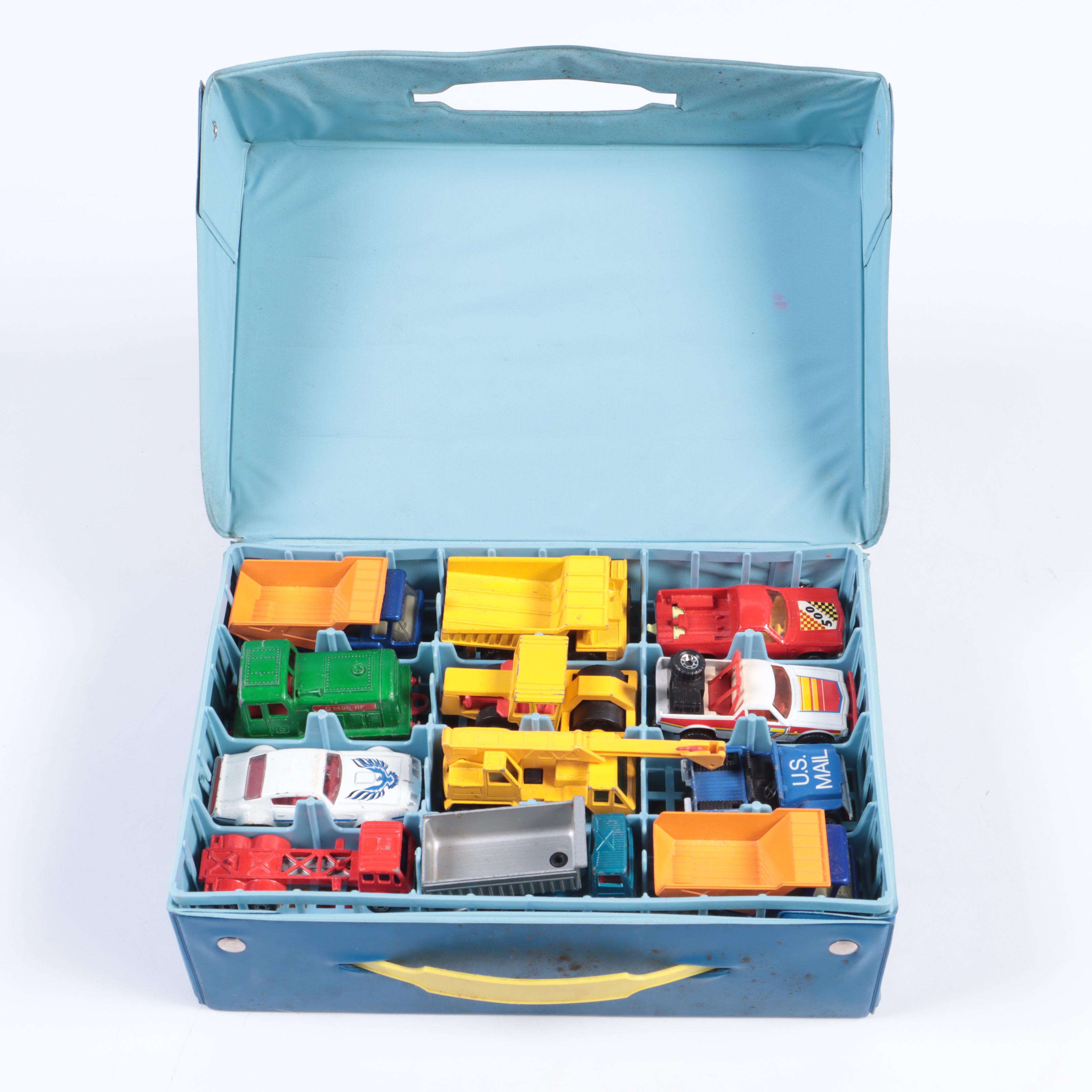 Matchbox Cars in Carrying Case, 1970s EBTH