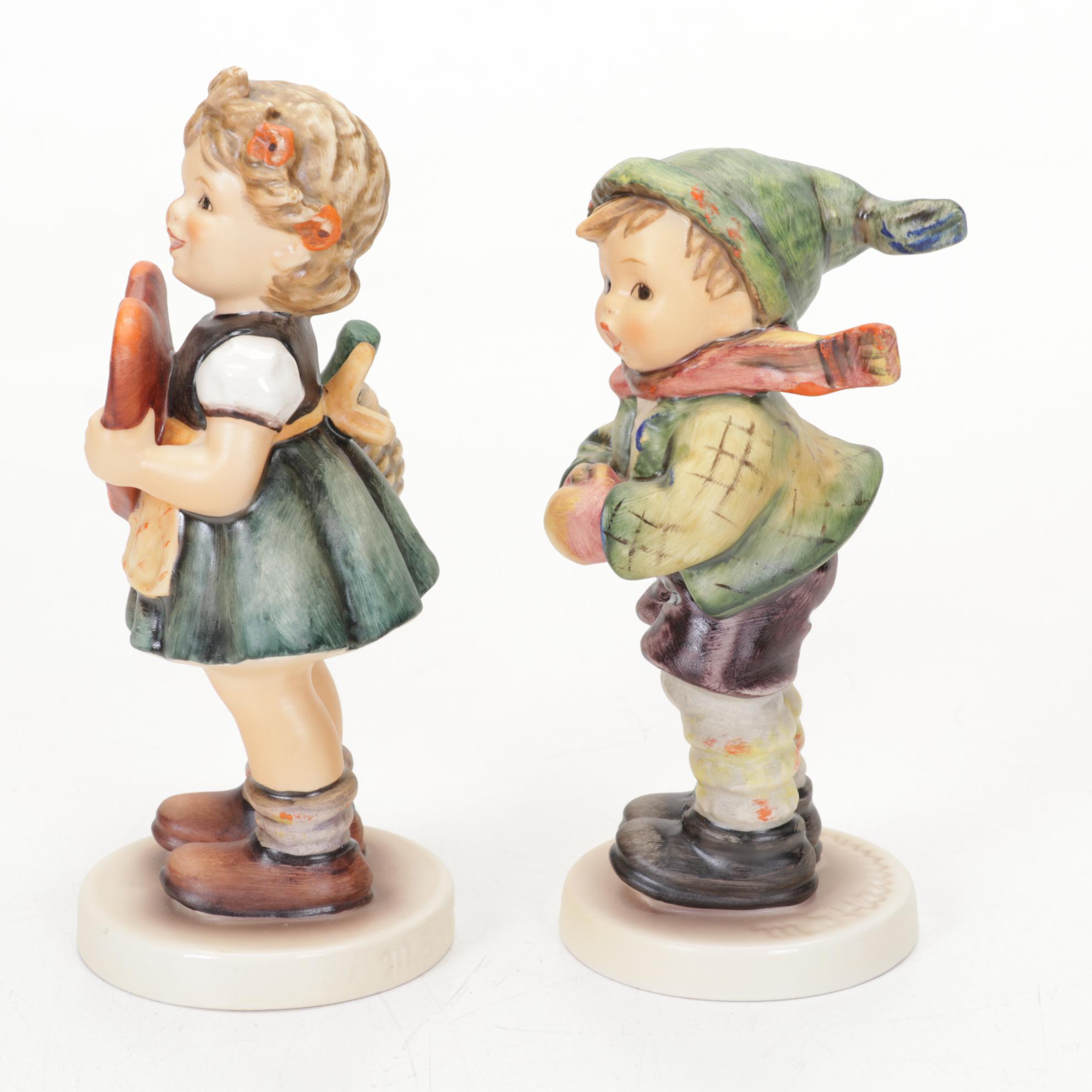 Six Hummel Collector Club Figures with "The Love Lives On" 50th Anniversary
