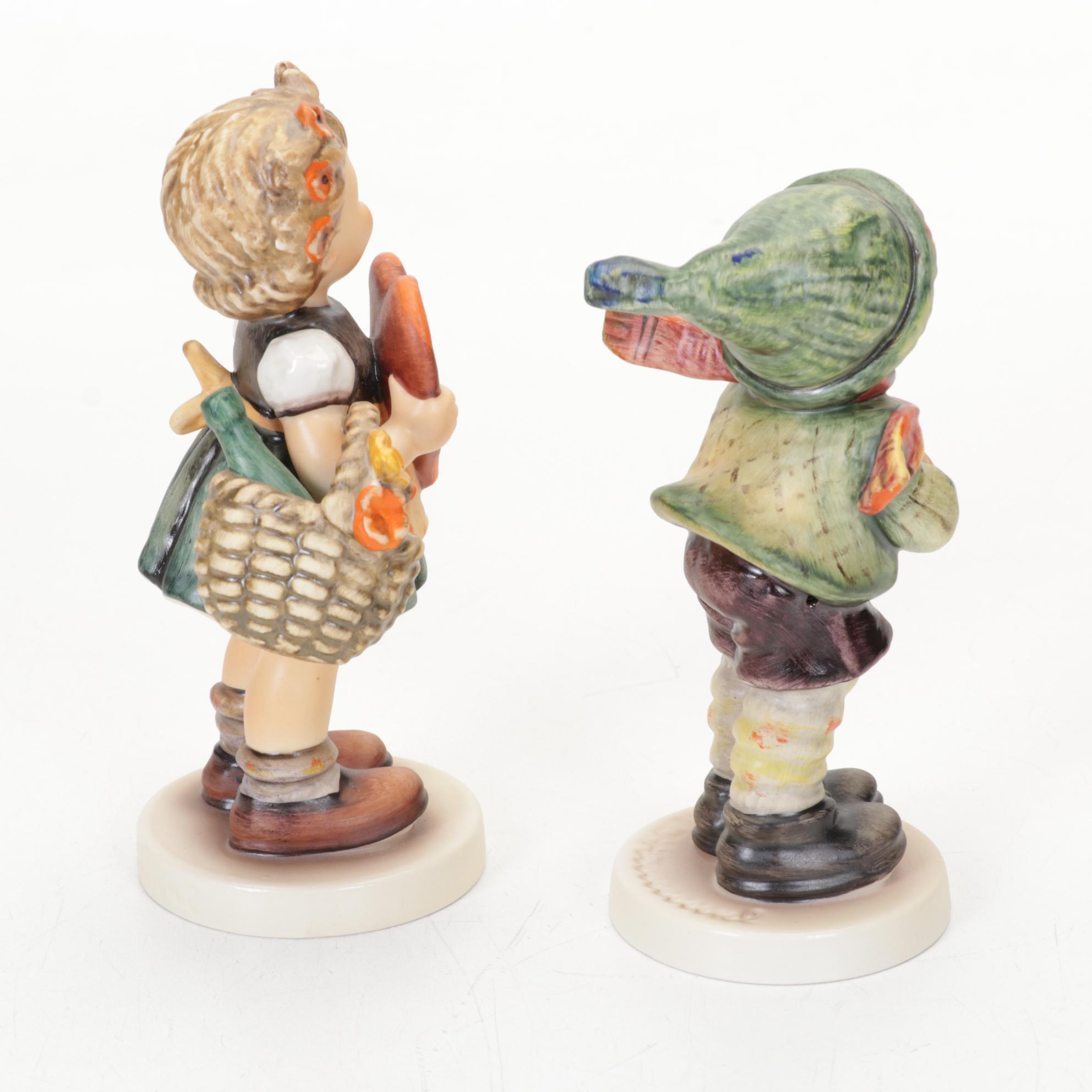 Six Hummel Collector Club Figures with "The Love Lives On" 50th Anniversary