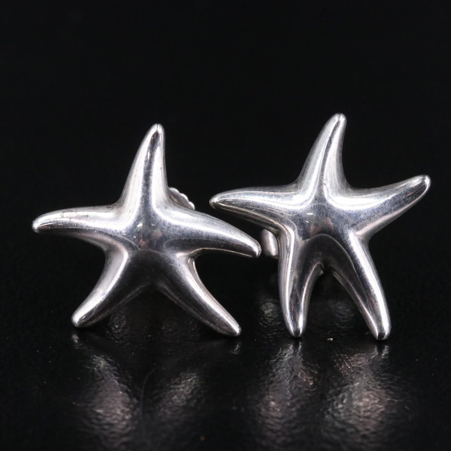 Elsa Peretti for Tiffany & Co. Sterling Starfish Earrings