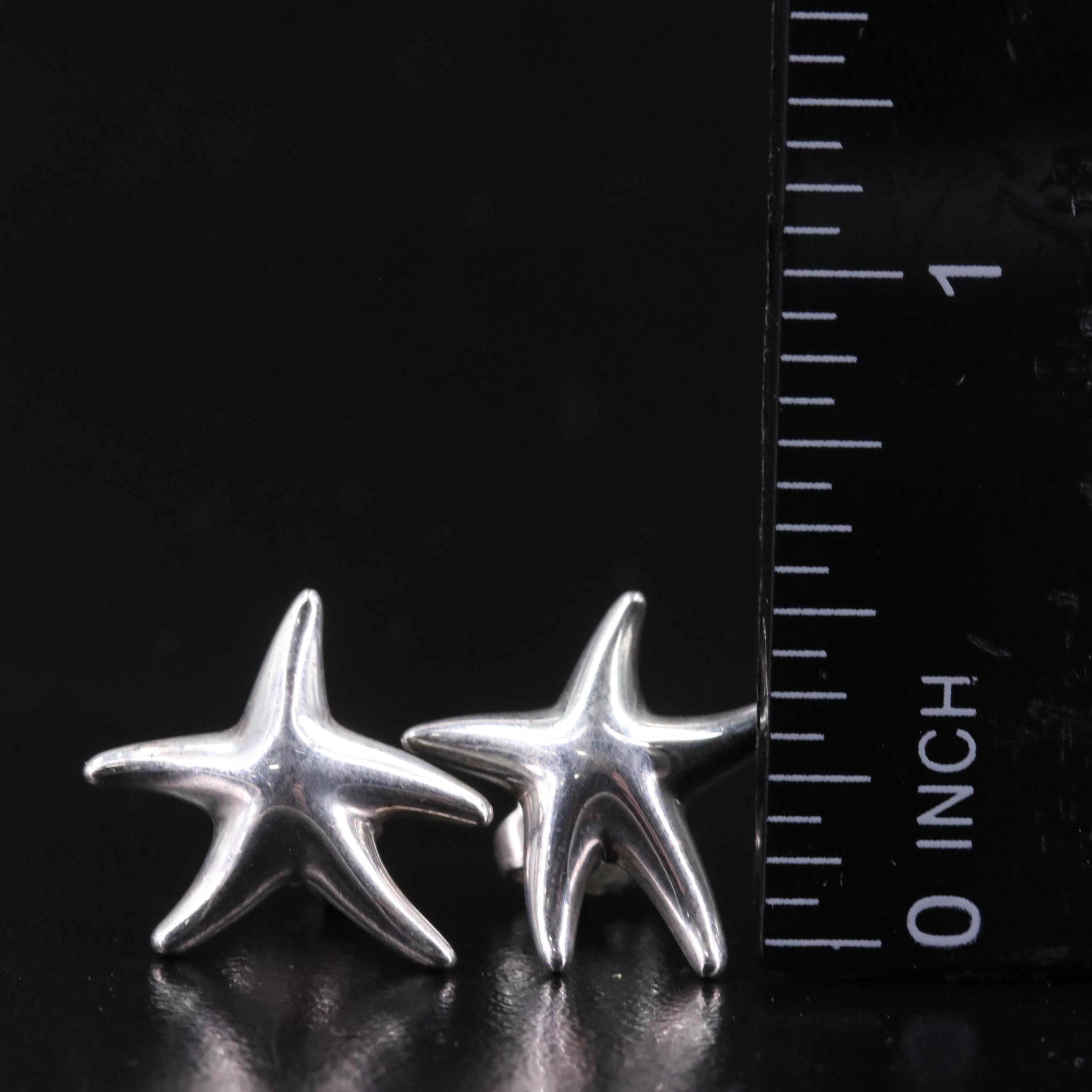 Elsa Peretti for Tiffany & Co. Sterling Starfish Earrings
