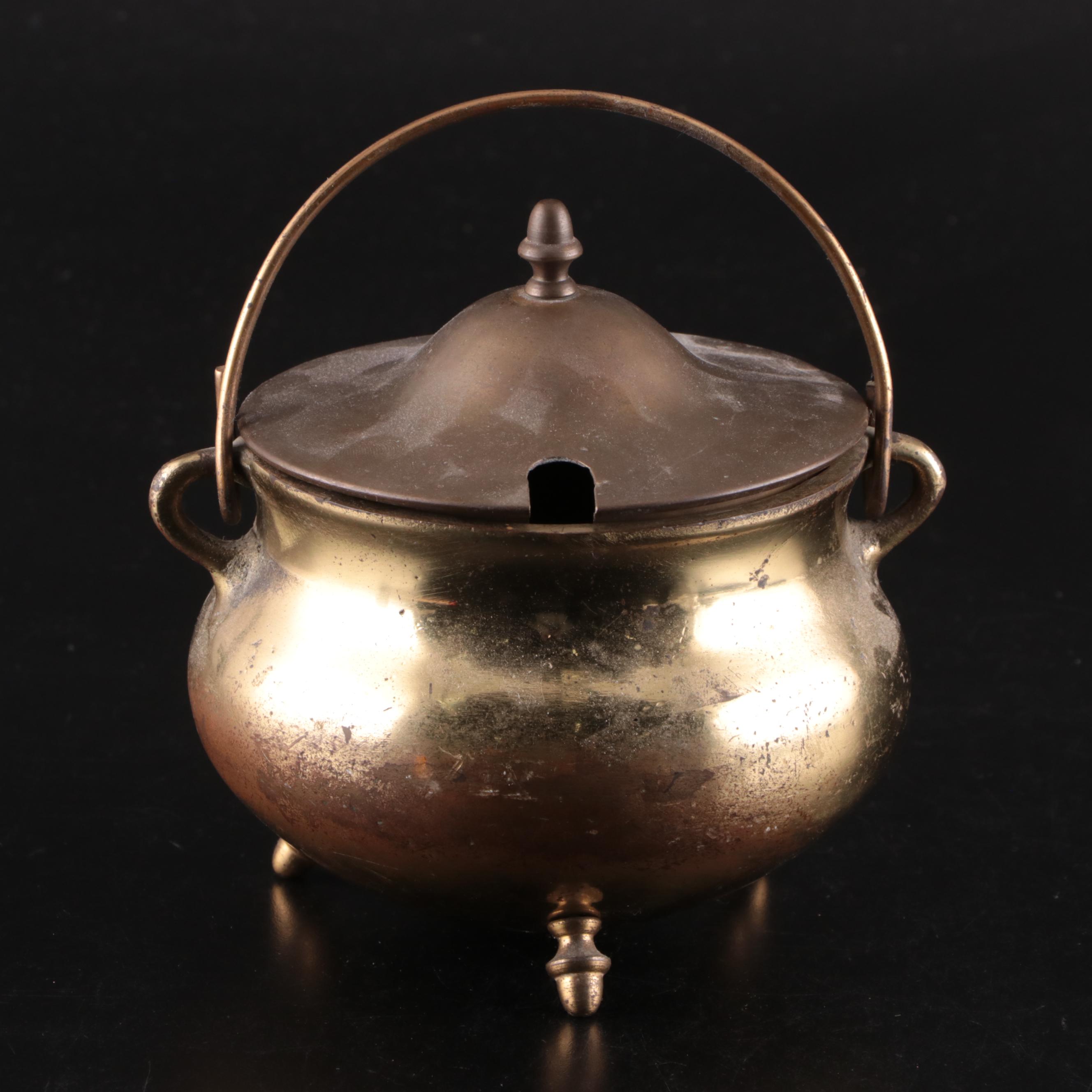 Brass Smudge Pot Firestarter, M.A. Hadley Stoneware Creamers, and More