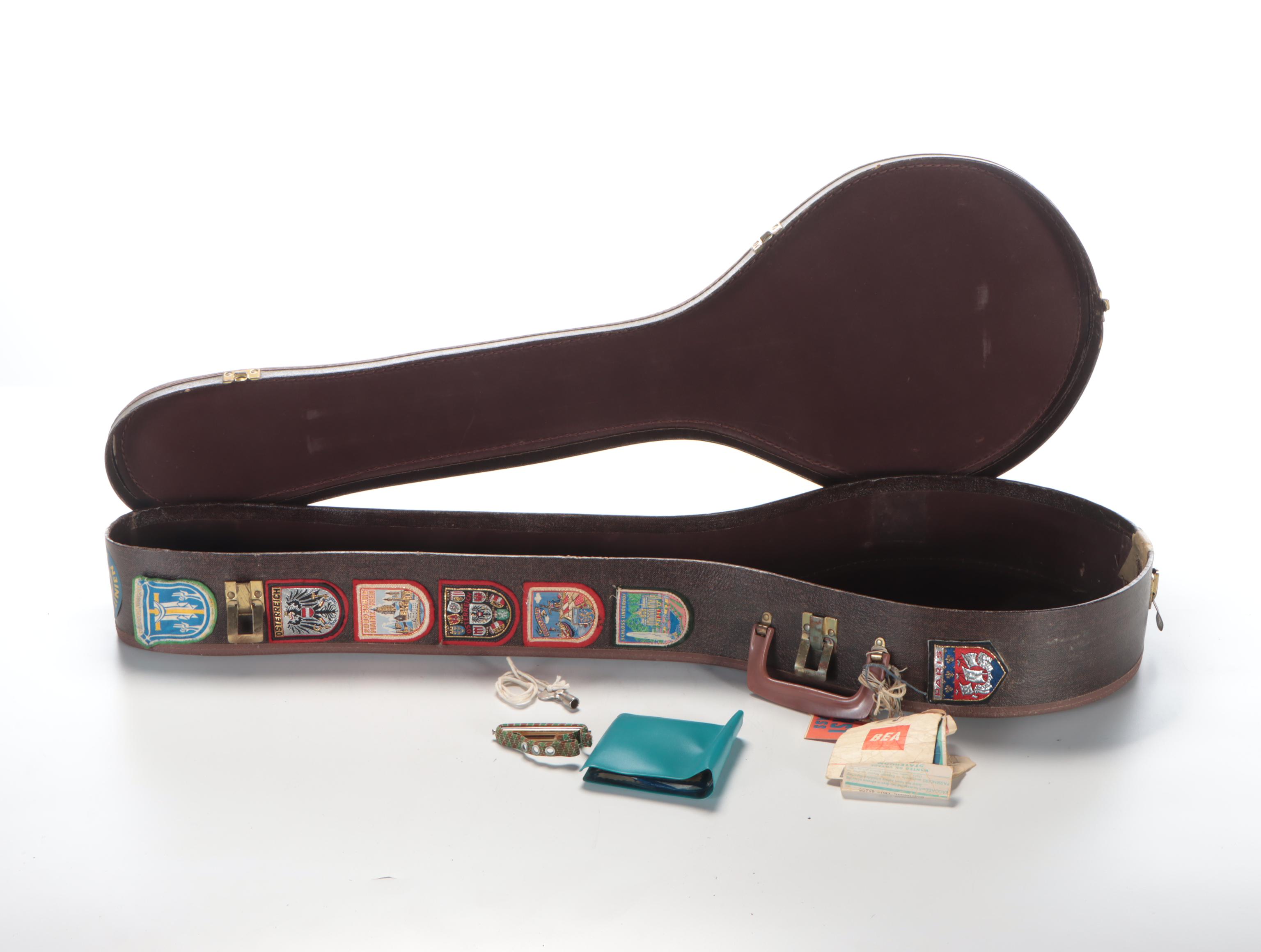 Six-String Banjo With Hardside Travel Case