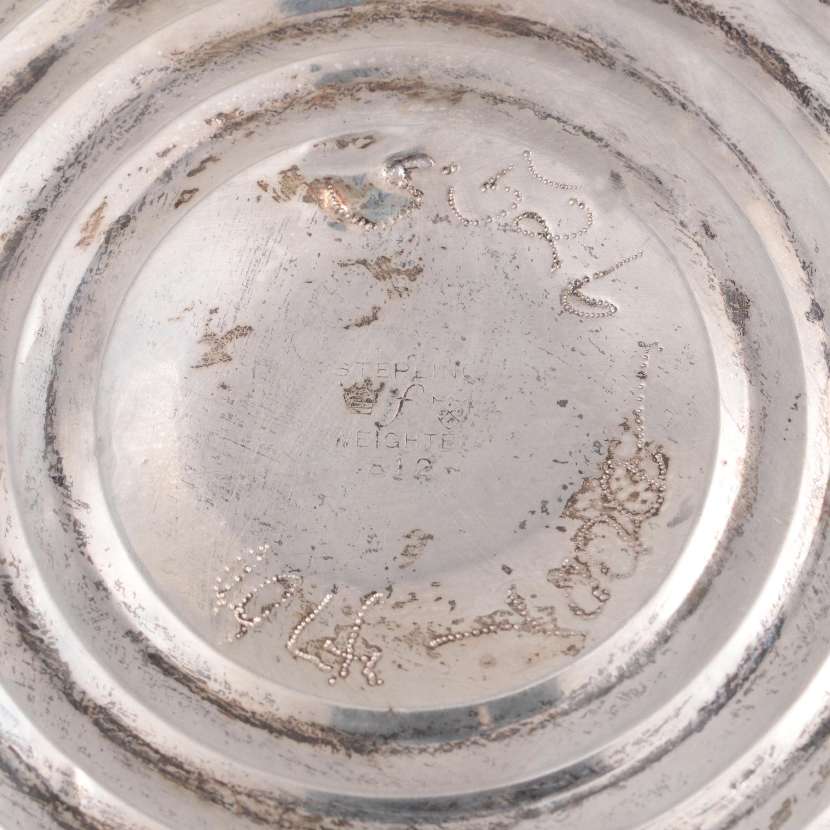 Fisher Silversmiths Sterling Silver Candlesticks, Mid-20th Century