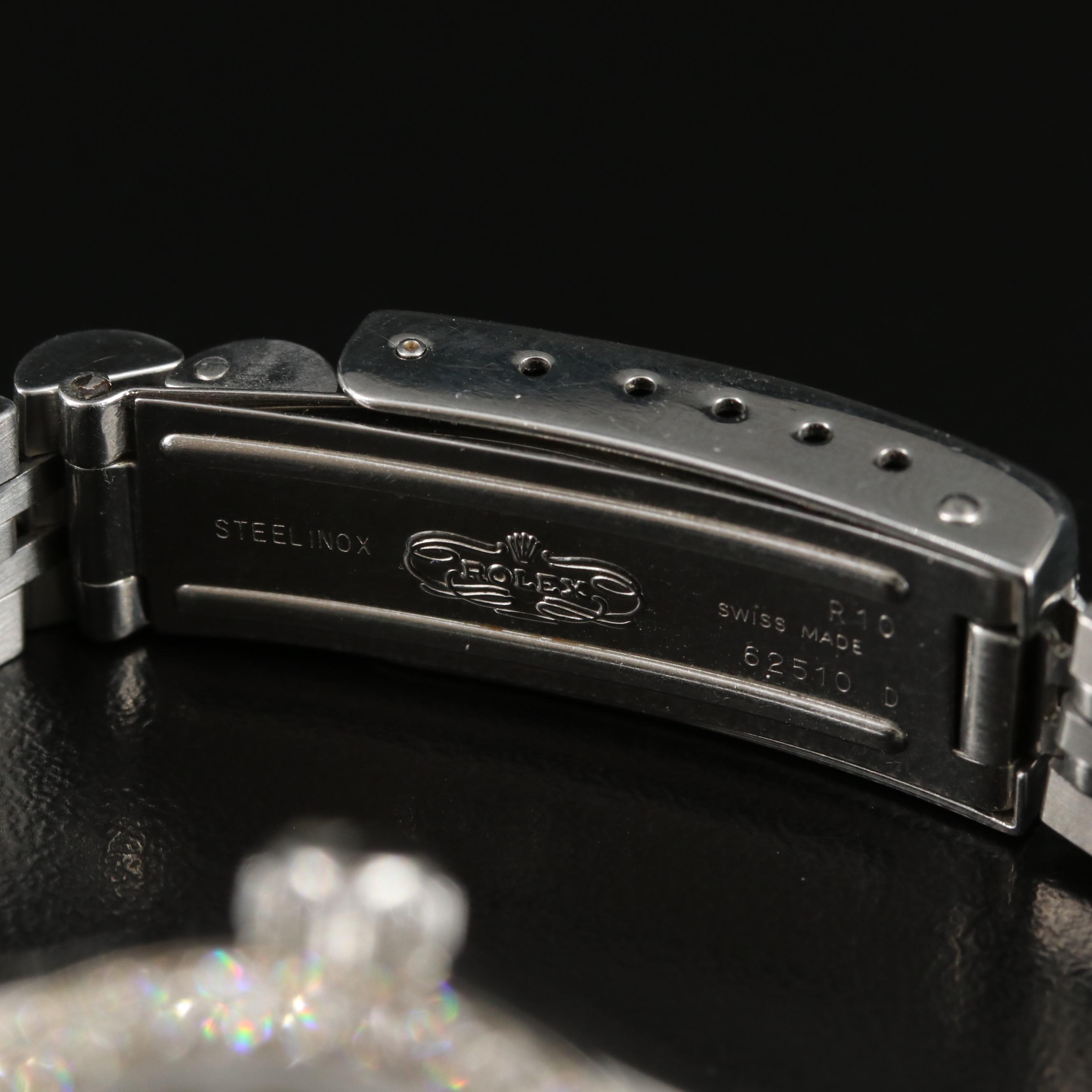 1989 Rolex Custom Mother-of-Pearl, Diamond Dial and Bezel Datejust Watch