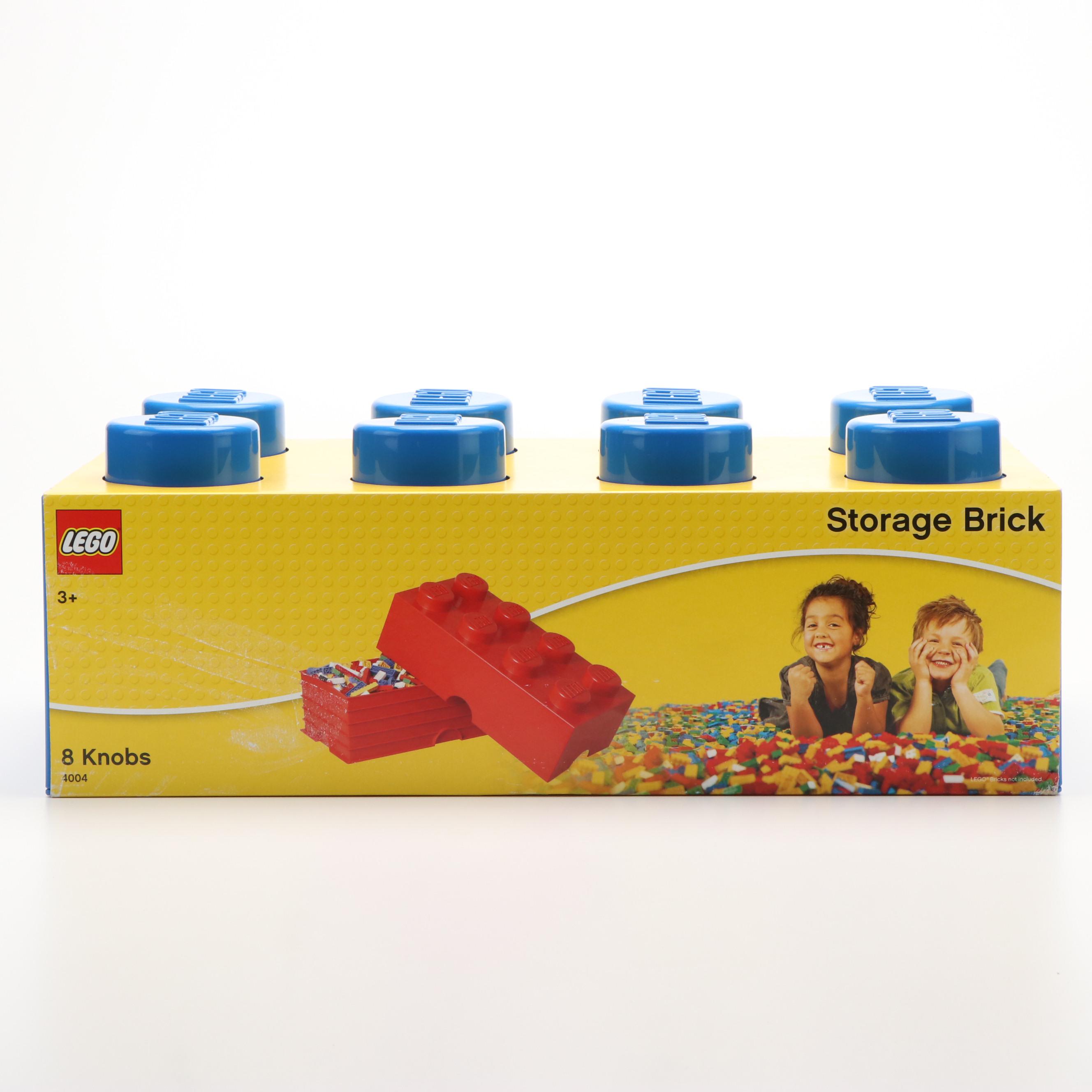 LEGO Blue Storage Brick Toy Box