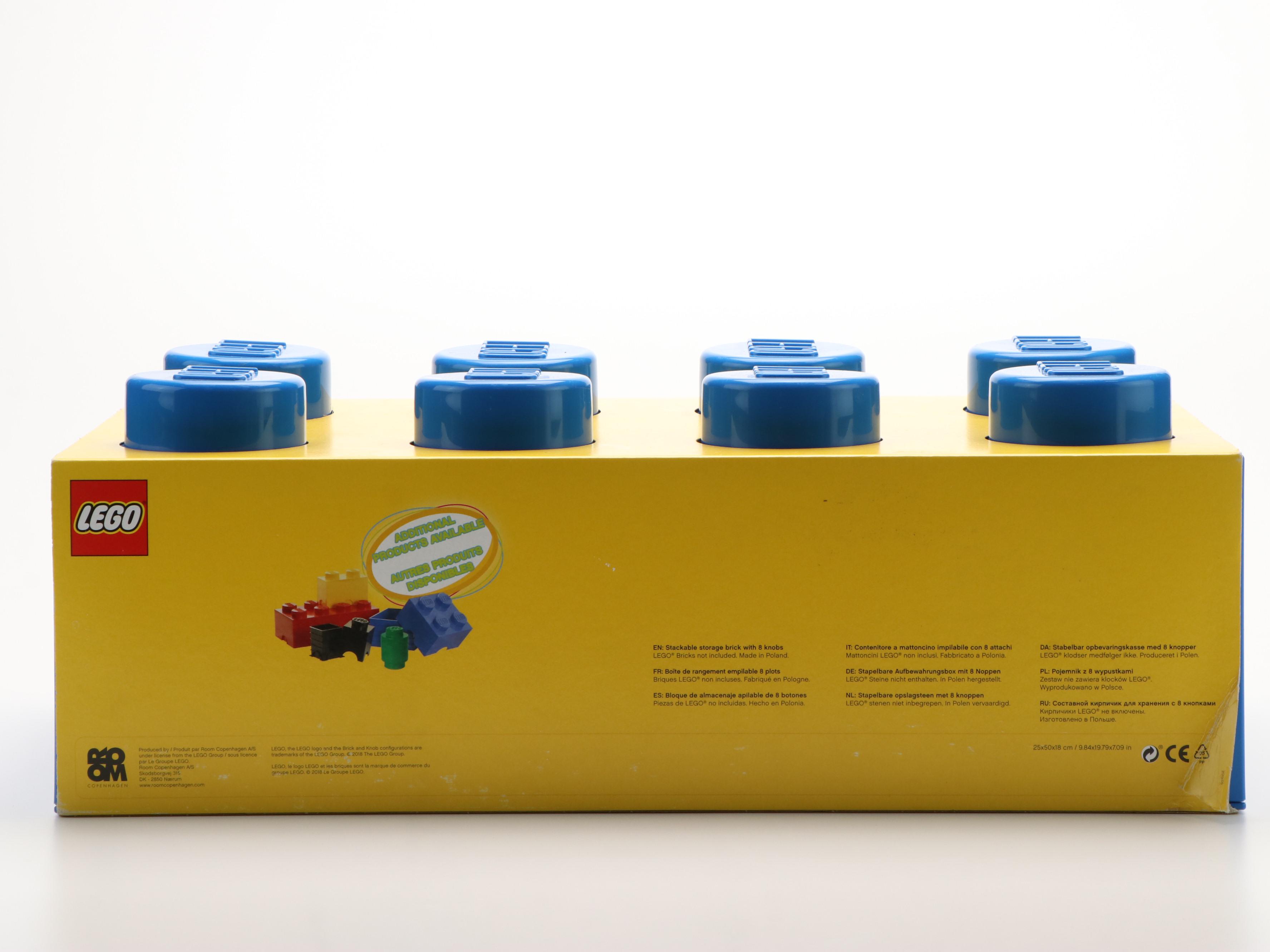 LEGO Blue Storage Brick Toy Box