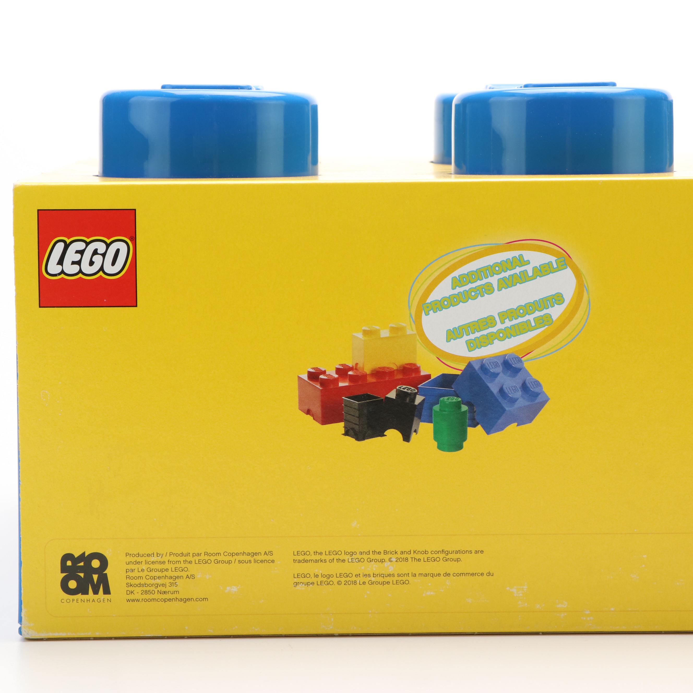 LEGO Blue Storage Brick Toy Box