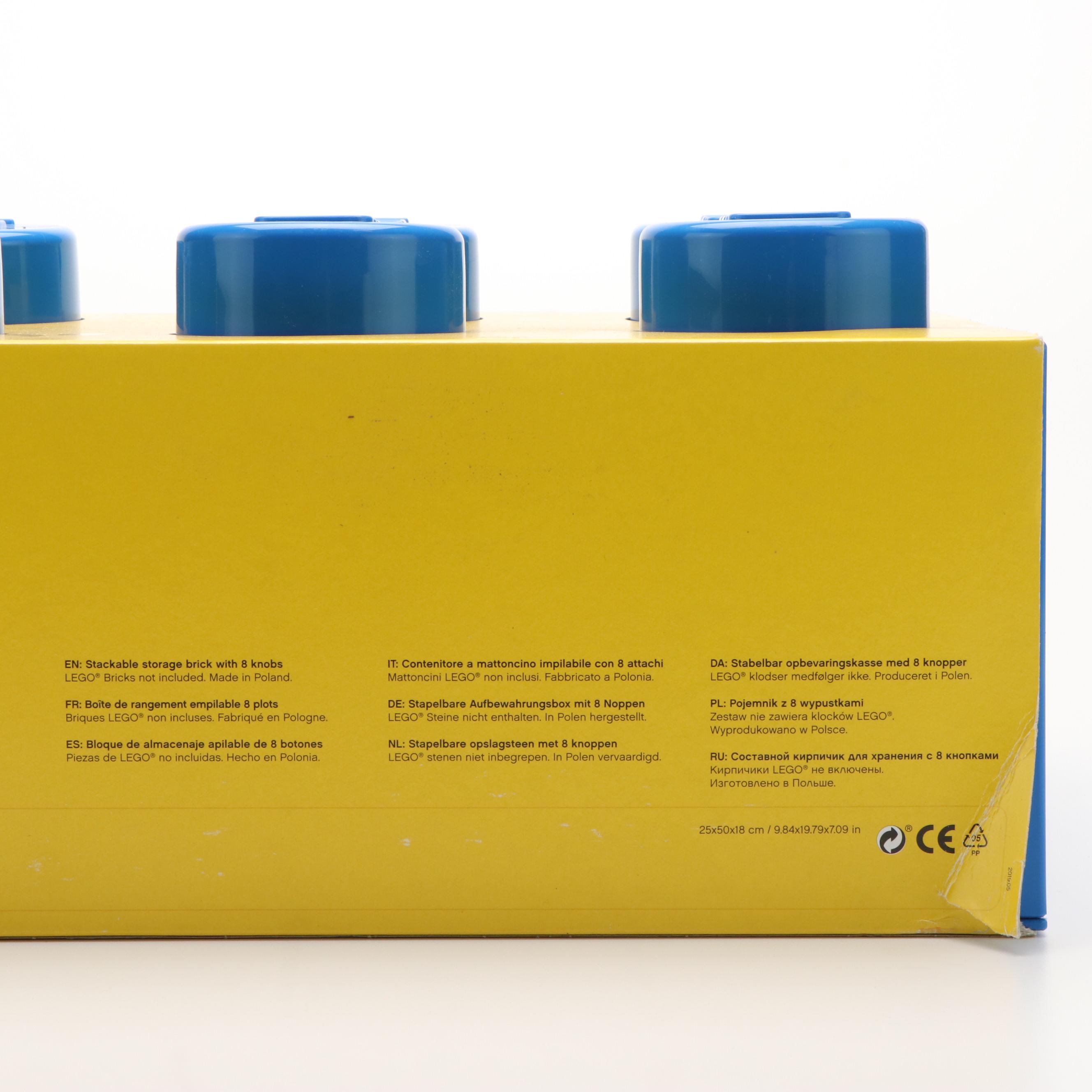 LEGO Blue Storage Brick Toy Box